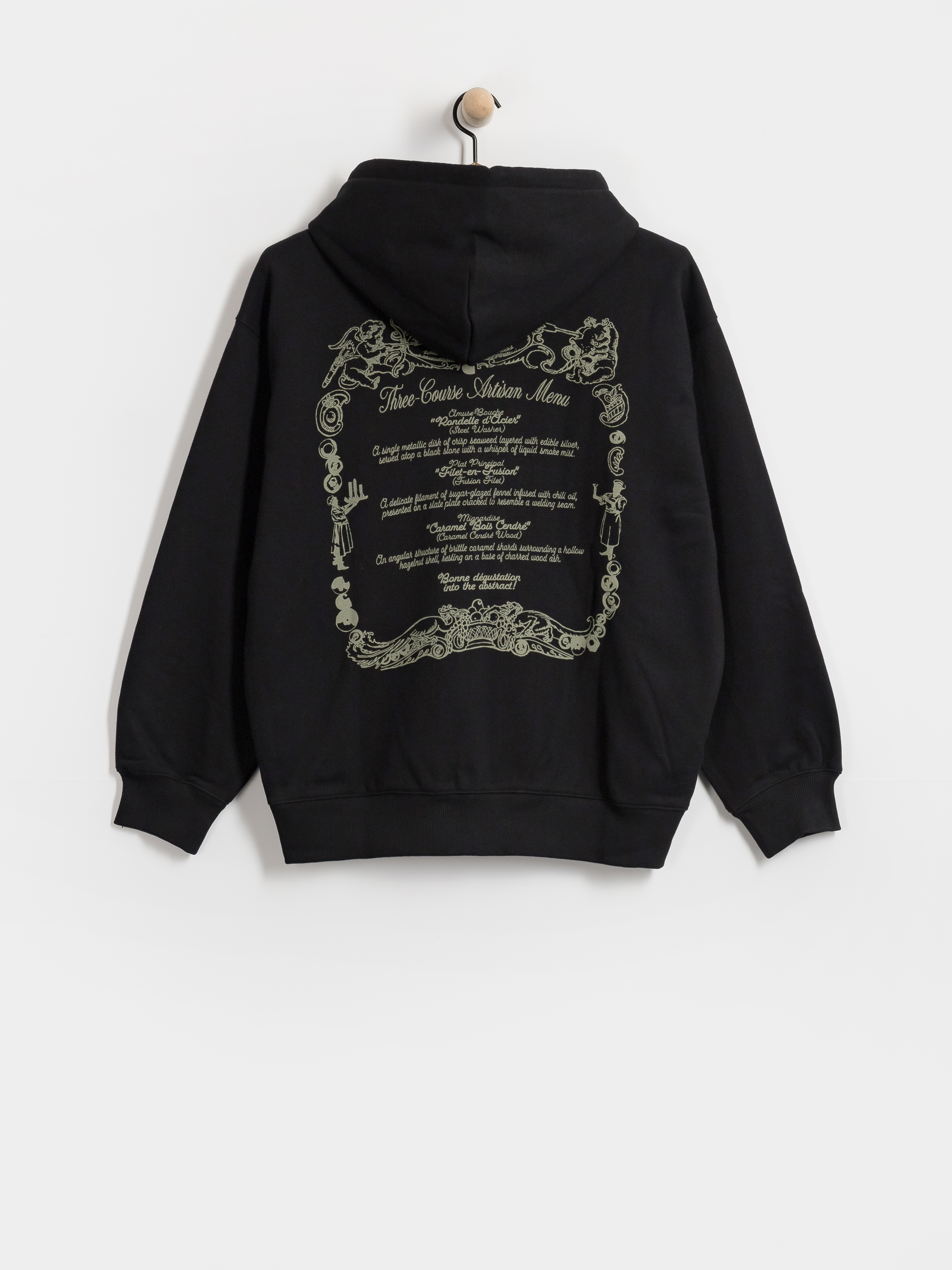 Mikina s kapucu00ed Carhartt WIP Chez WIP ZHD (black/green)