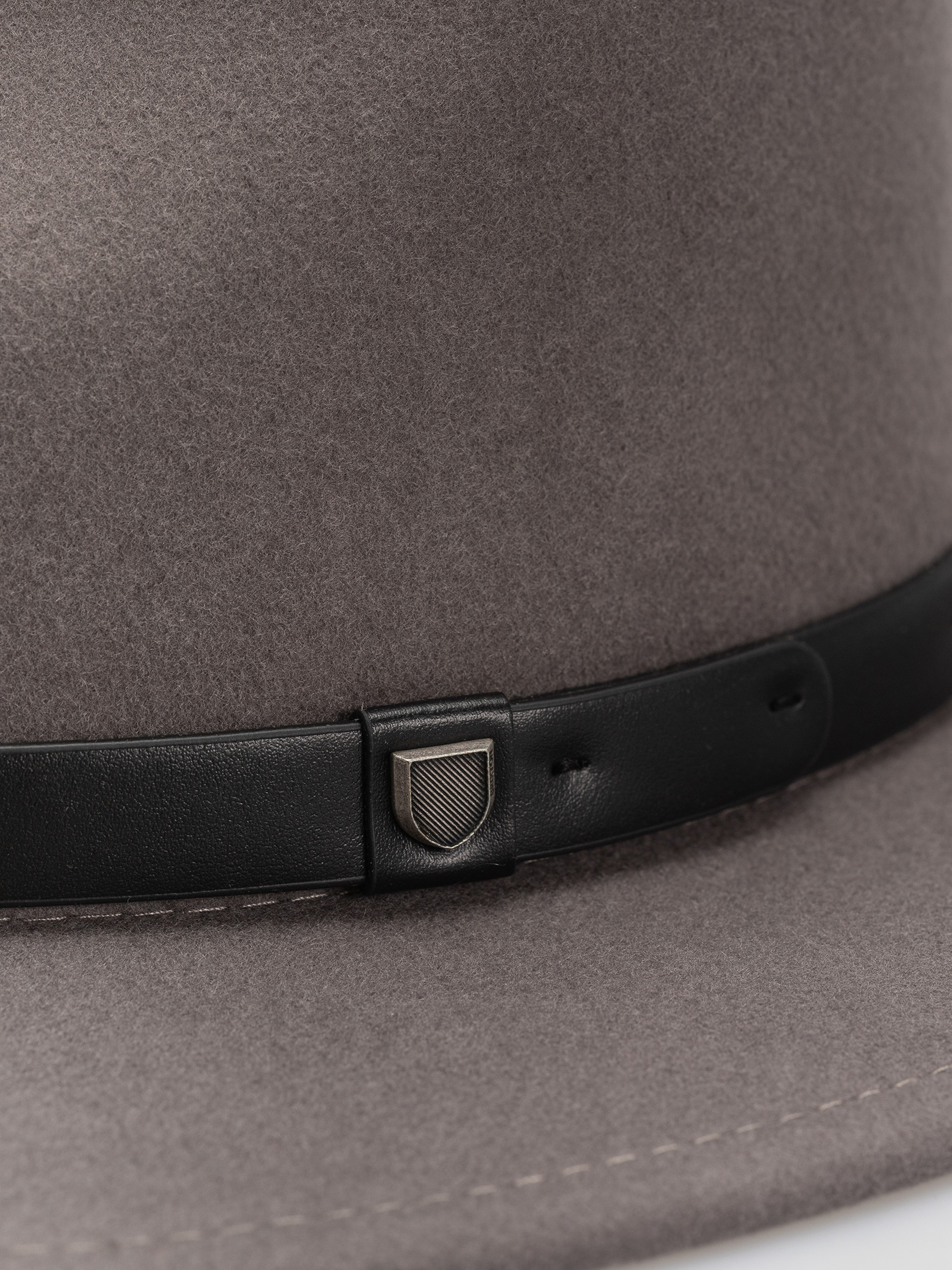 Klobouk Brixton Messer Fedora (grey/grey)