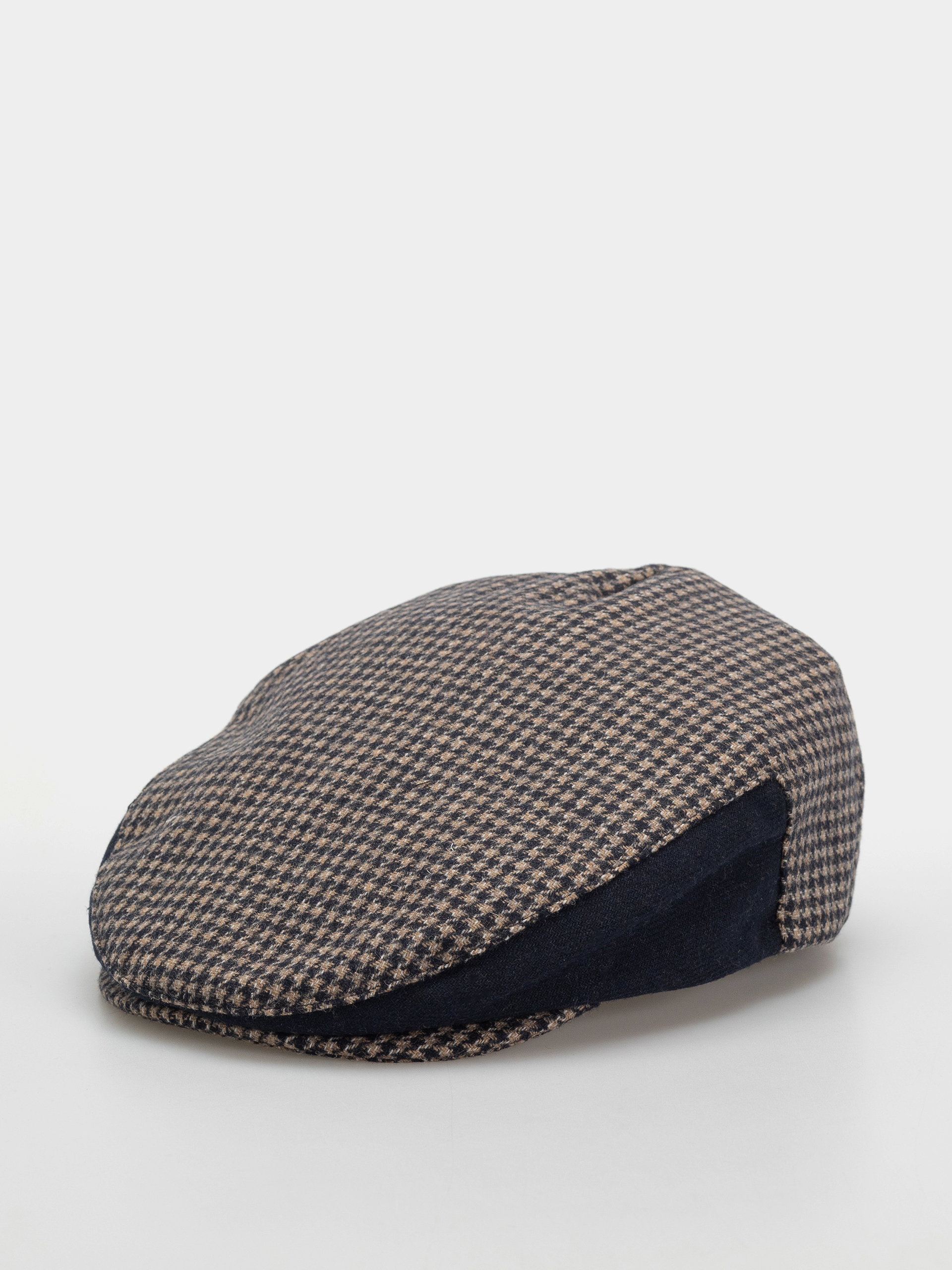 Klobouk s kšiltem Brixton Hooligan Snap Cap (navy/sand houndstooth)