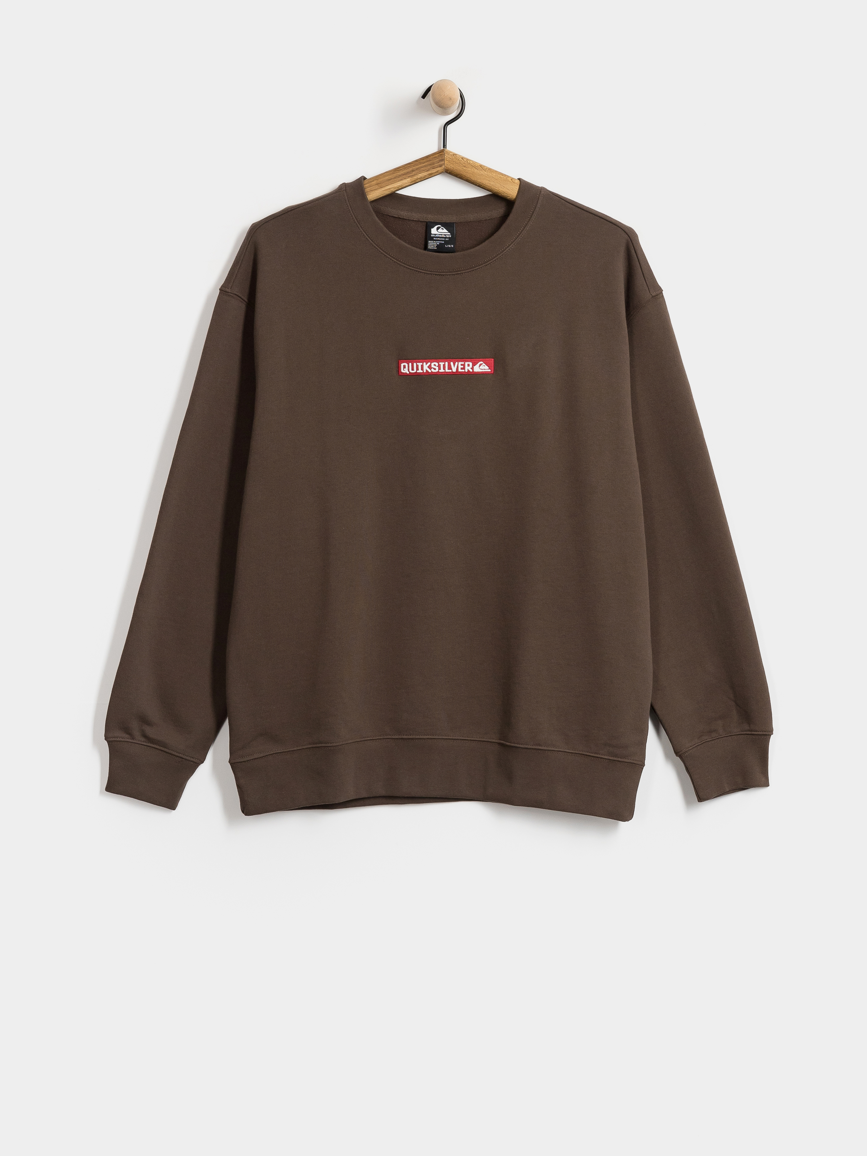 Mikina Quiksilver Dna Crew (chocolate brown)