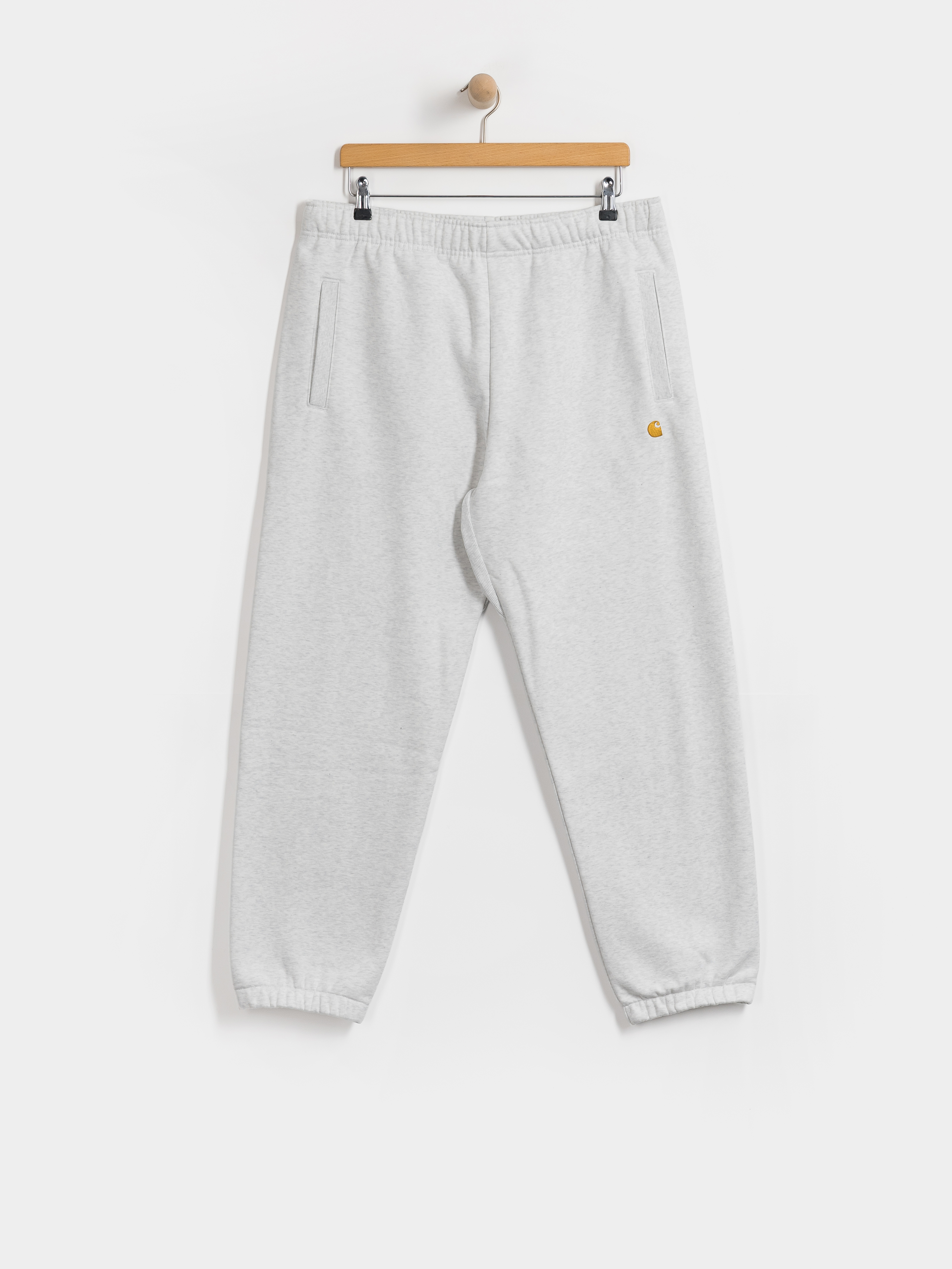 Kalhoty Carhartt WIP Chase (ash heather/gold)