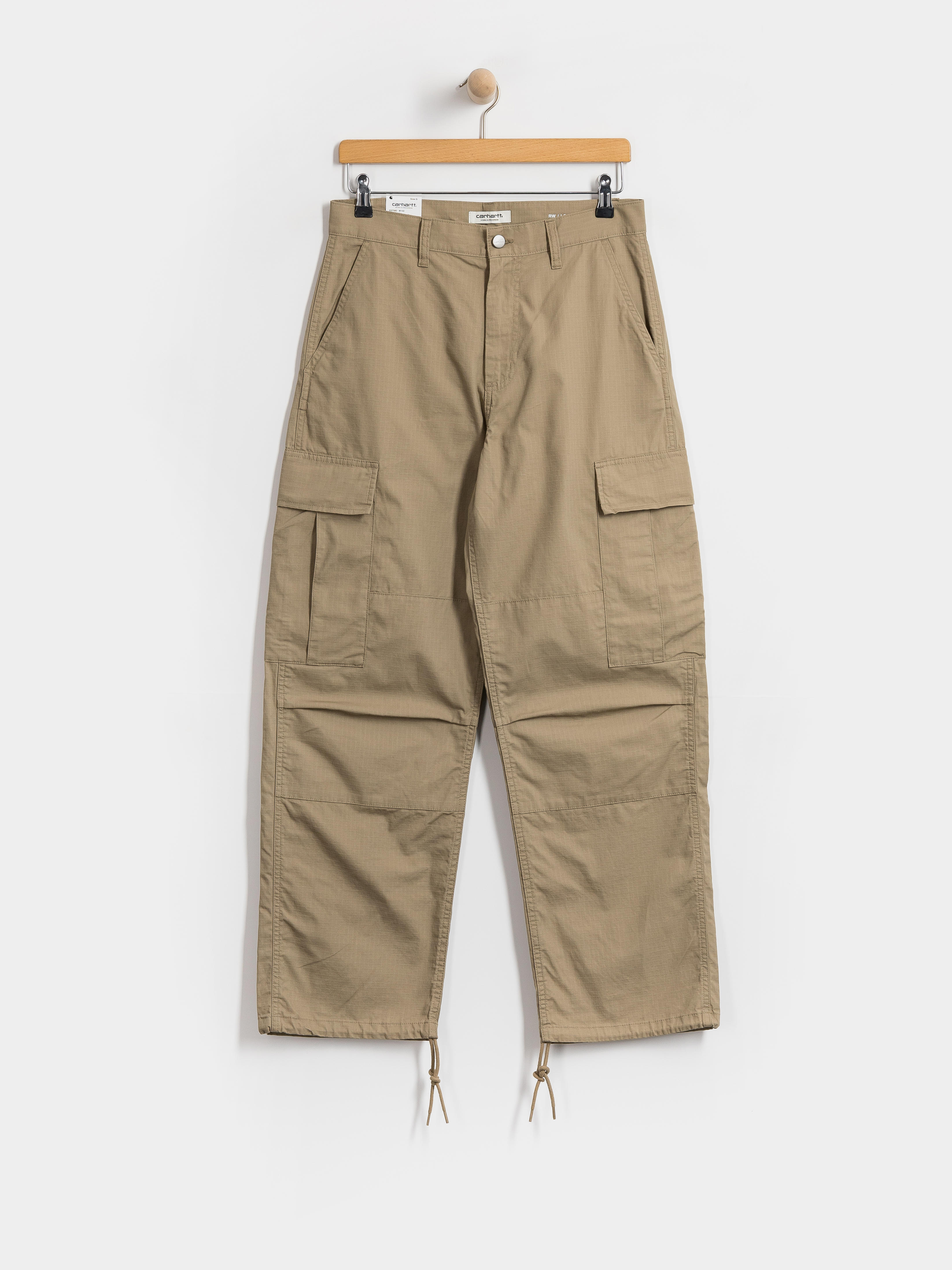 Kalhoty Carhartt WIP Brandon Cargo Wmn (leather/rinsed)