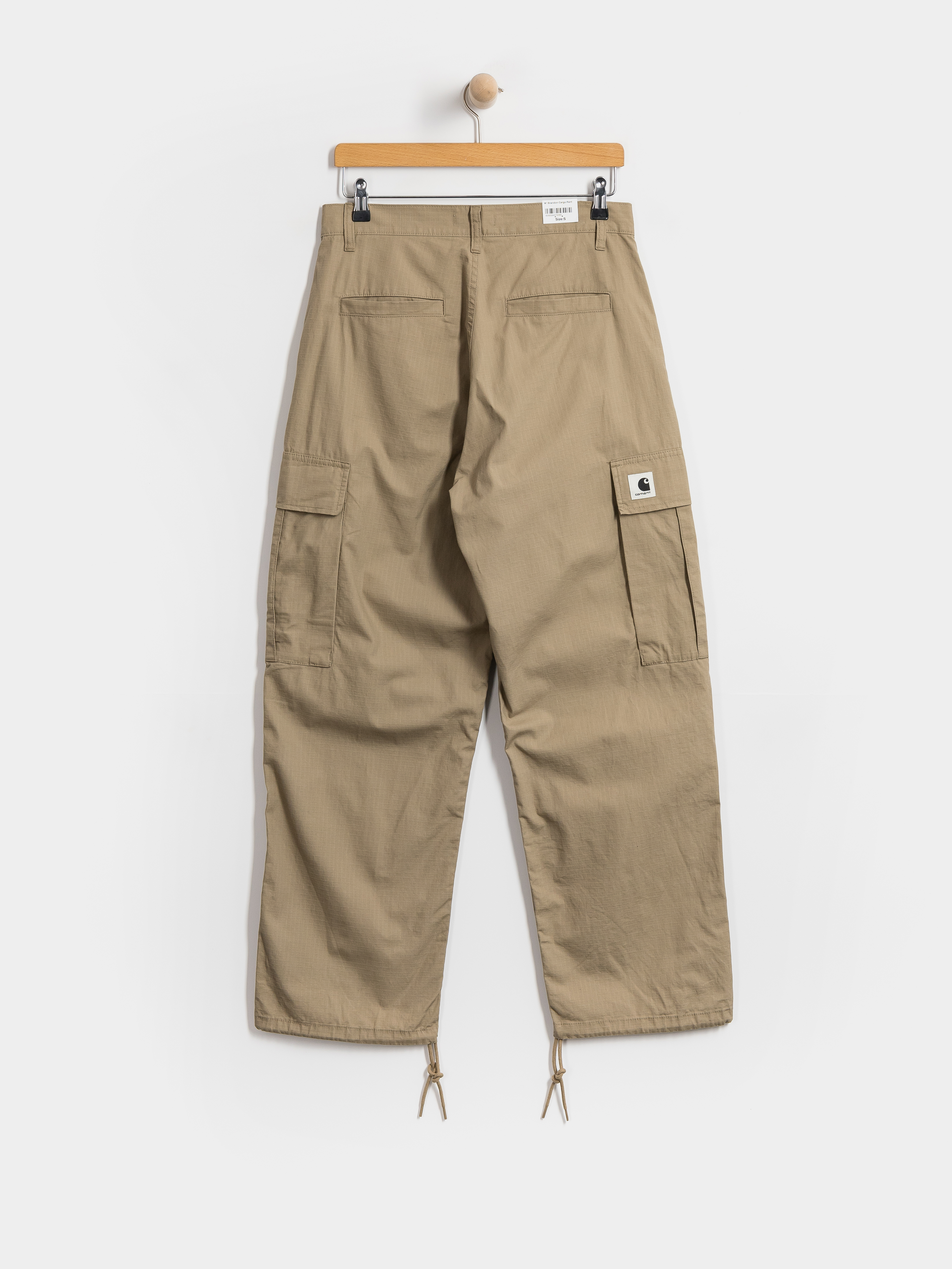 Kalhoty Carhartt WIP Brandon Cargo Wmn (leather/rinsed)