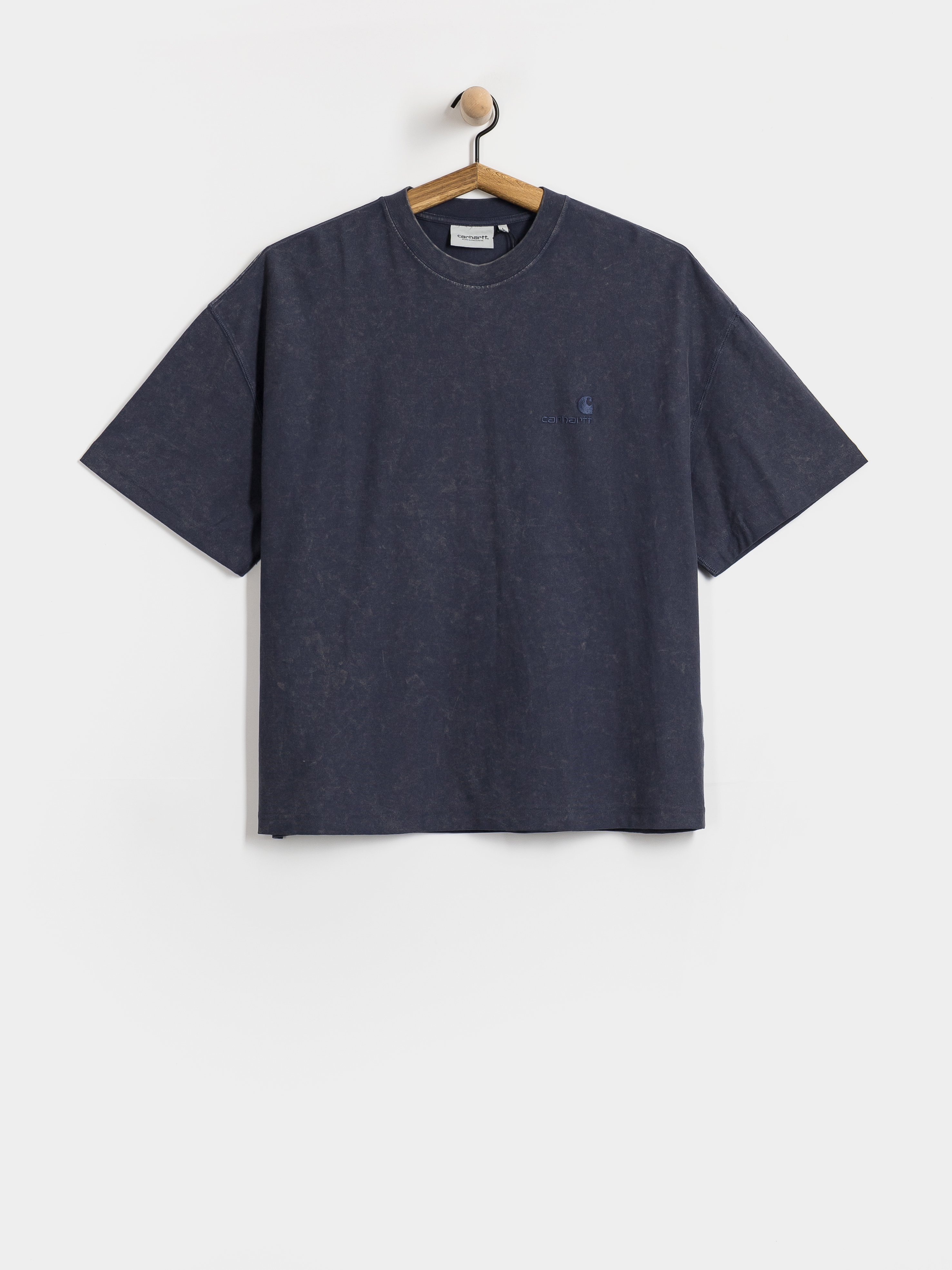 Tričko Carhartt WIP Lambert (dark navy/moon wash)