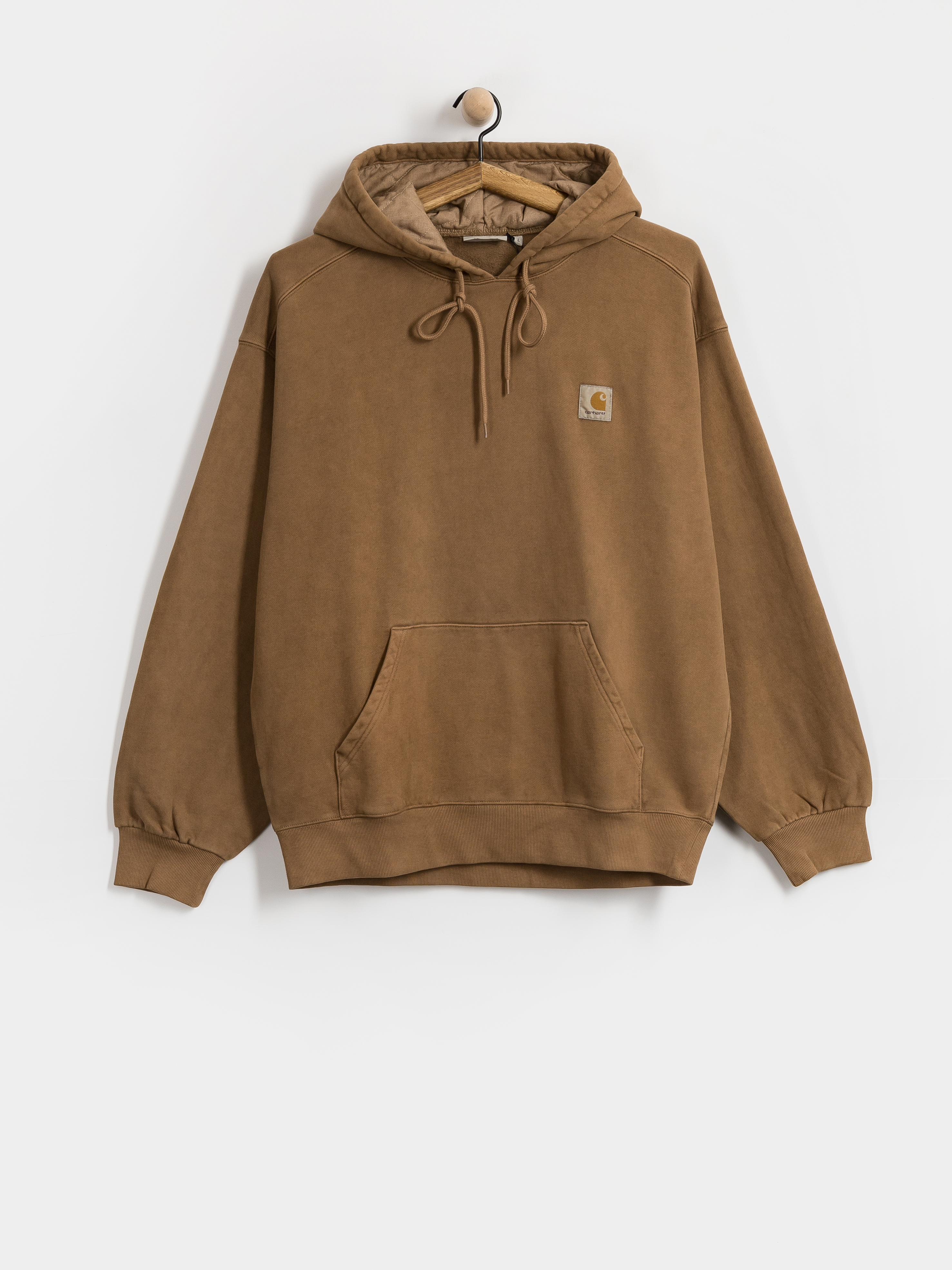 Mikina s kapucu00ed Carhartt WIP Vista HD (wip h brown/garment dyed)