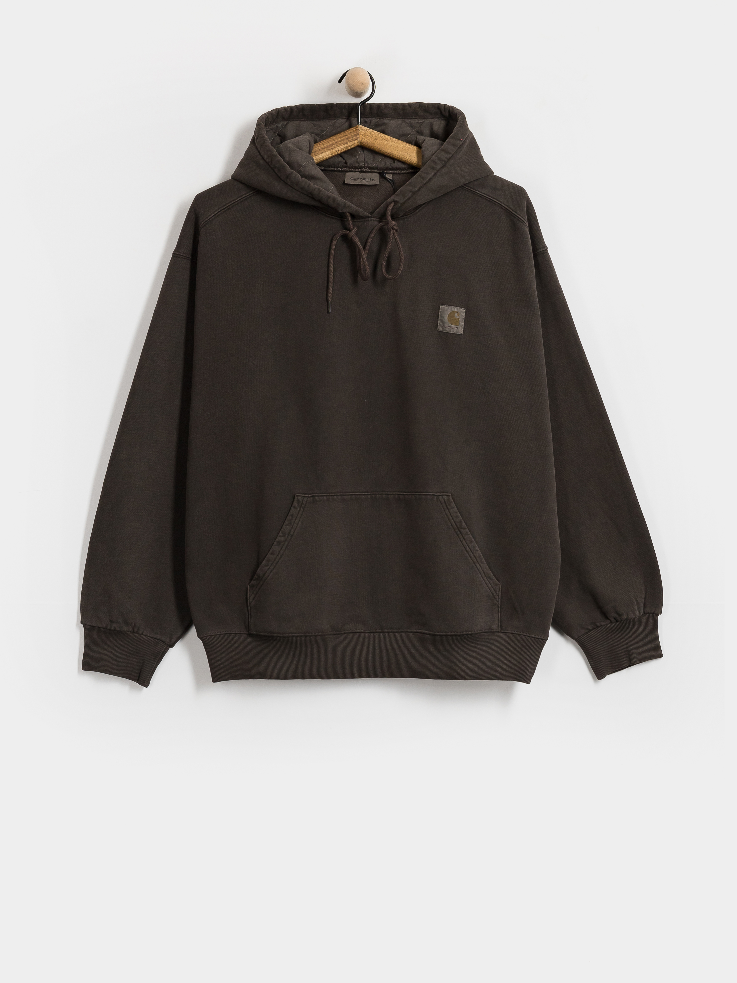 Mikina s kapucí Carhartt WIP Vista HD (tobacco/garment dyed)