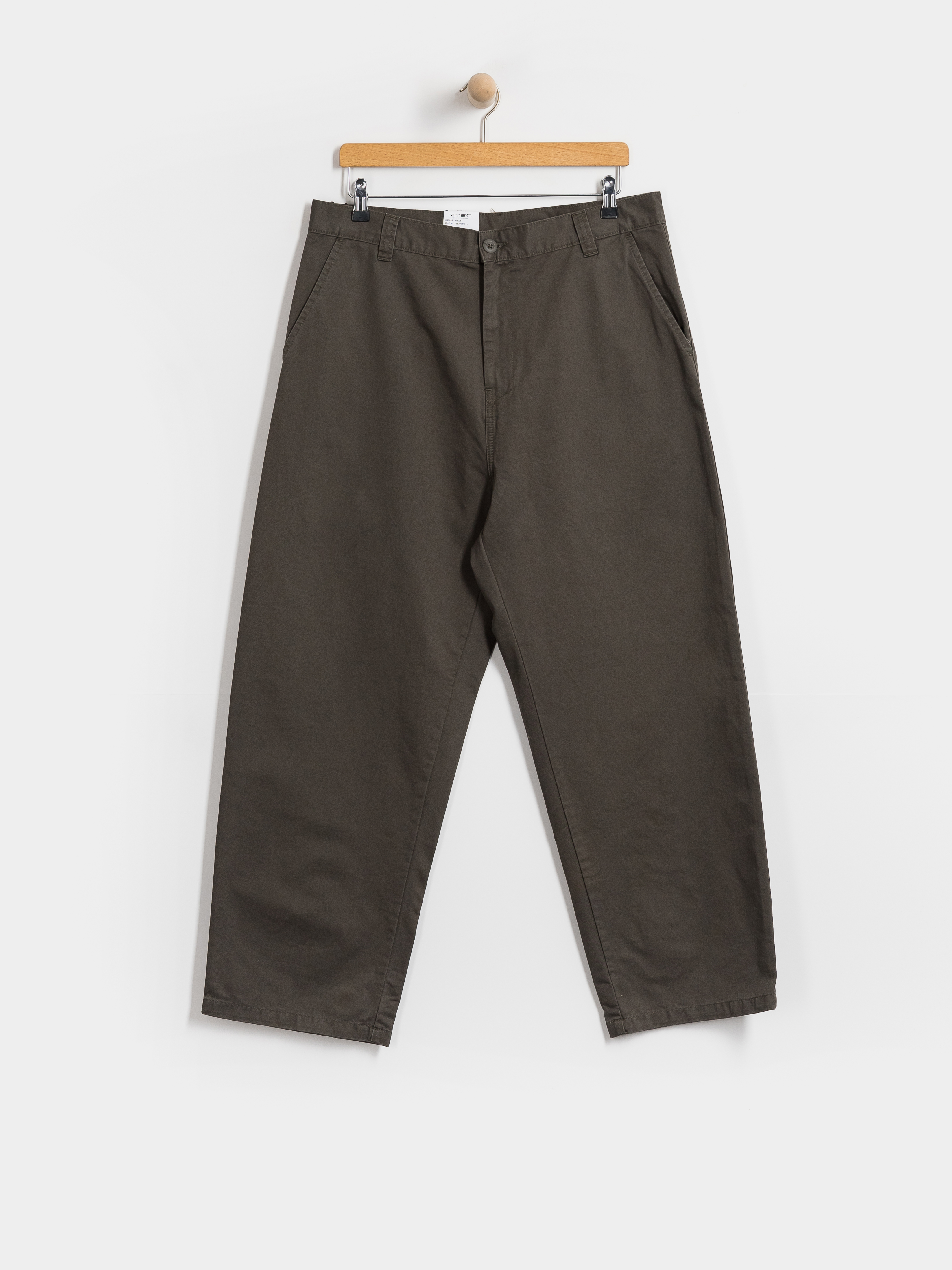 Kalhoty Carhartt WIP Brady (shungite/stone washed)