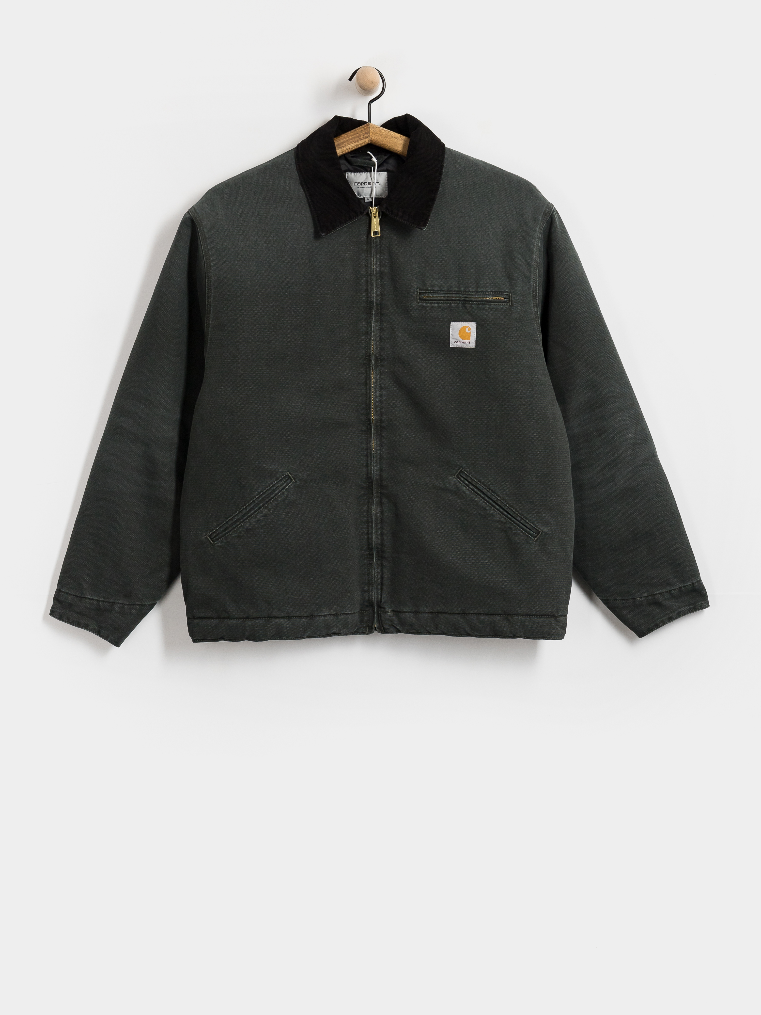 Bunda Carhartt WIP OG Detroit (raven/black/stone canvas)