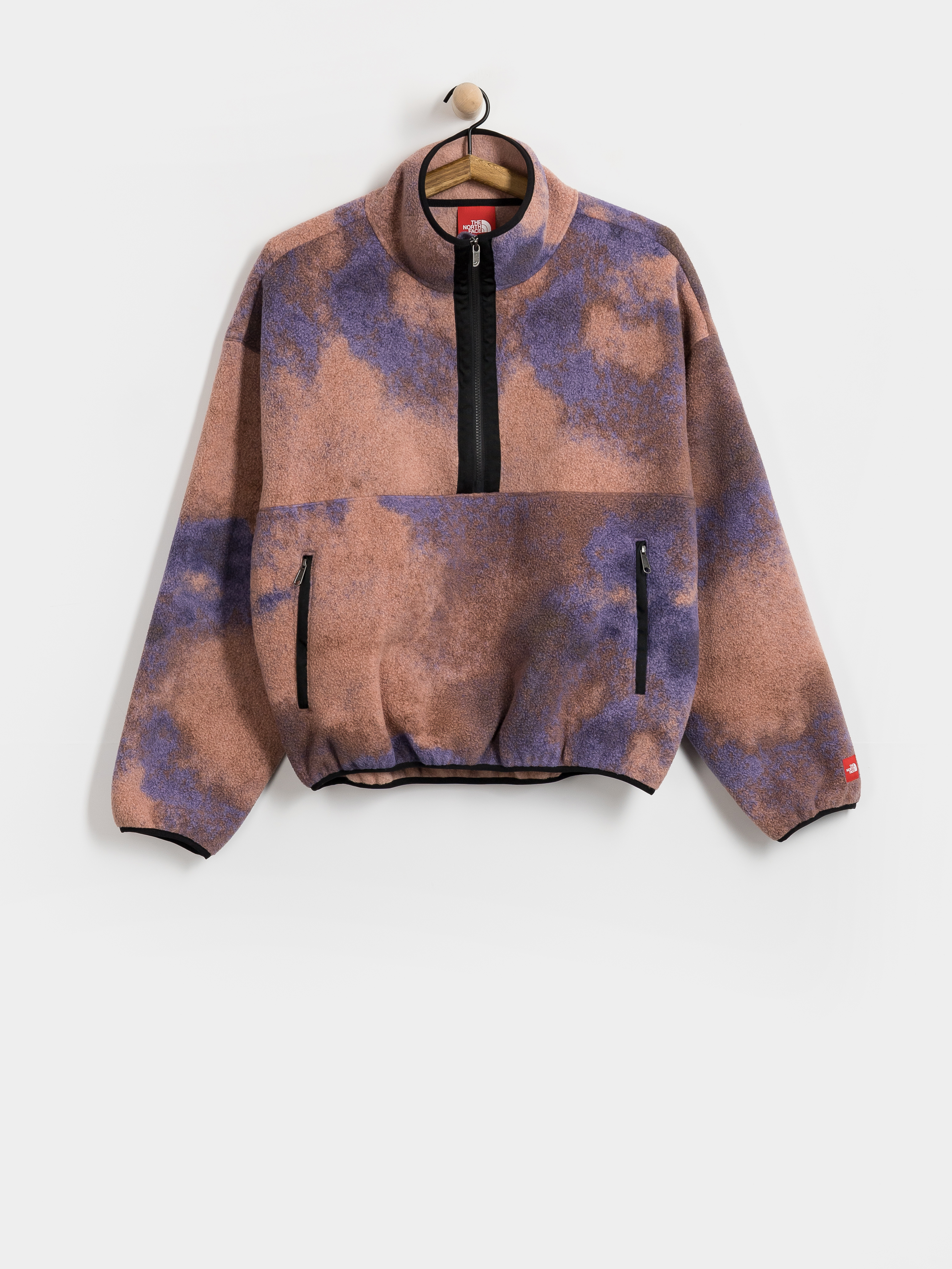 Fleecová mikina The North Face Red Box Printed 1/2 Zip