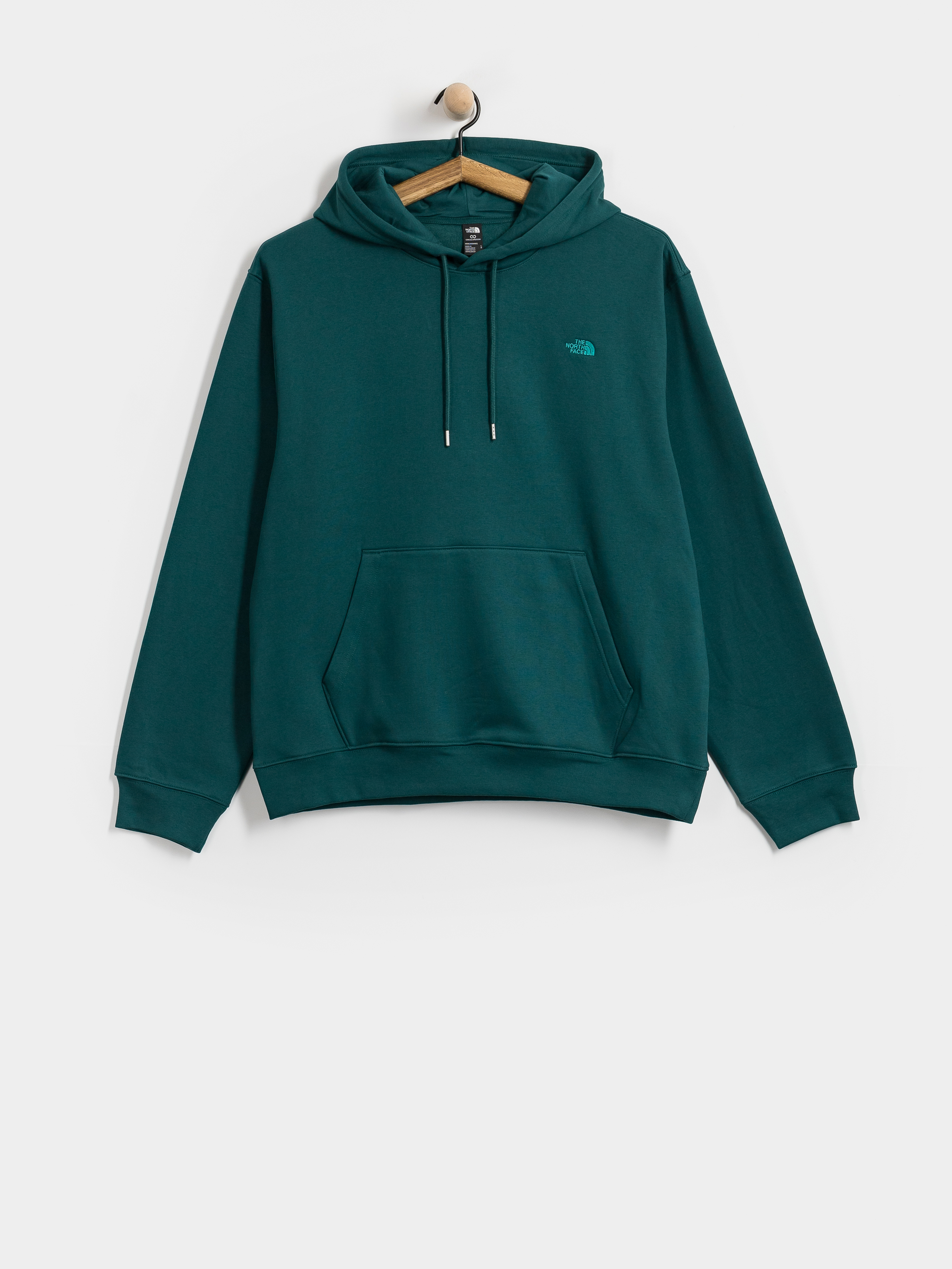 Mikina s kapucu00ed The North Face Essential Simple Dome Relaxed HD (pacific teal)