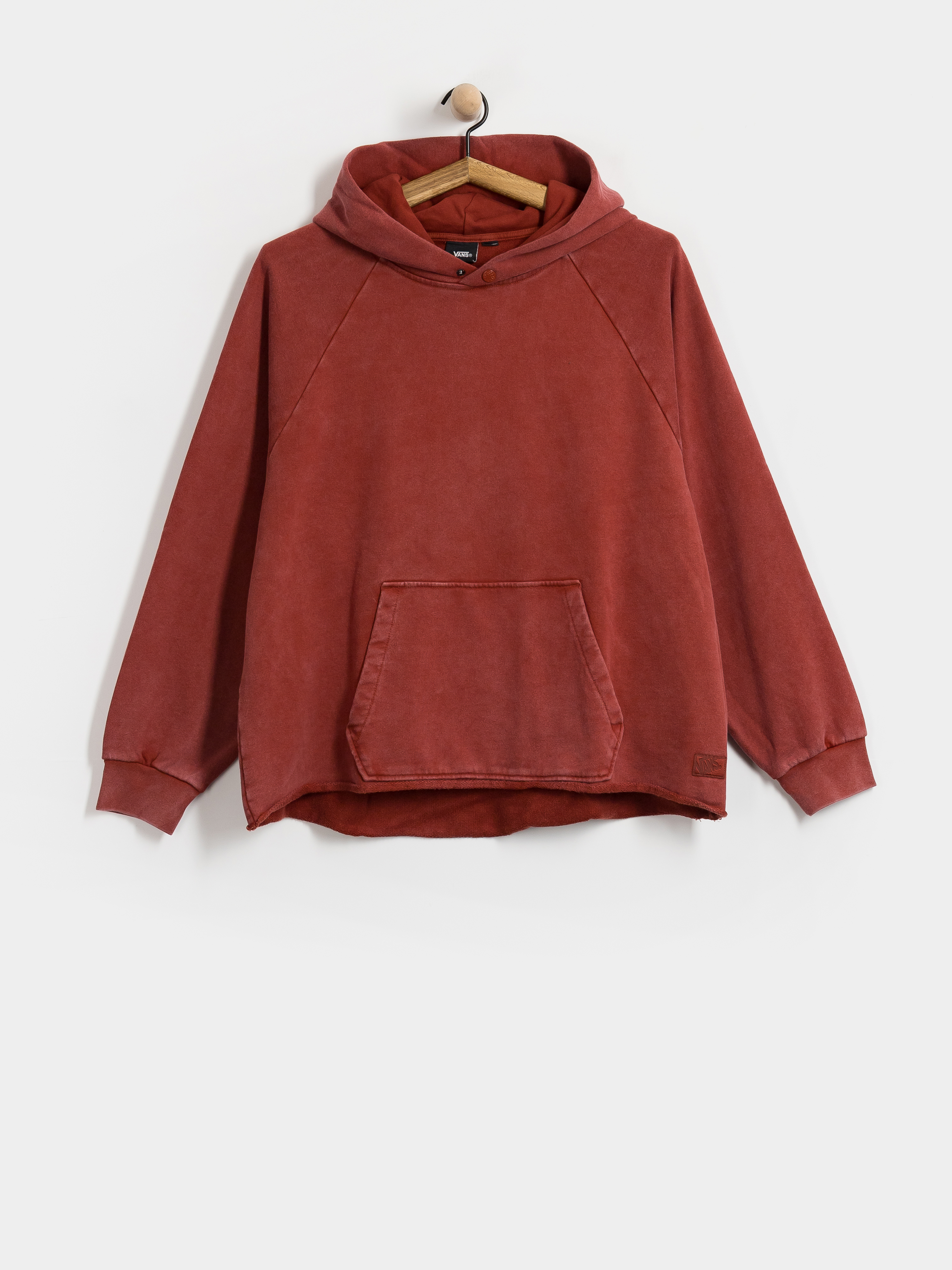 Mikina s kapucí Vans Tilt Rolled Hem HD (poppy ember)