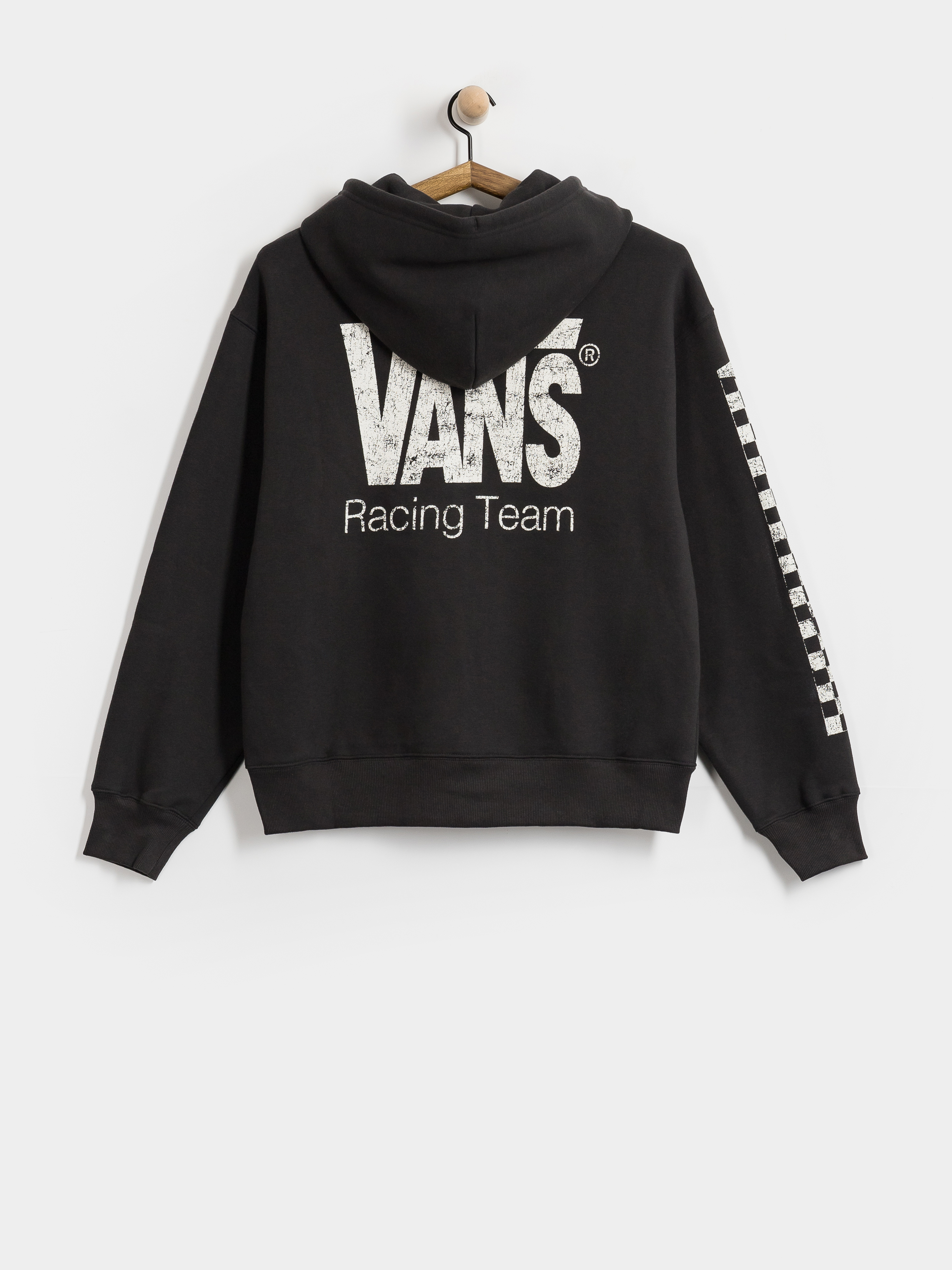 Mikina s kapucí Vans Racing ZHD (black)