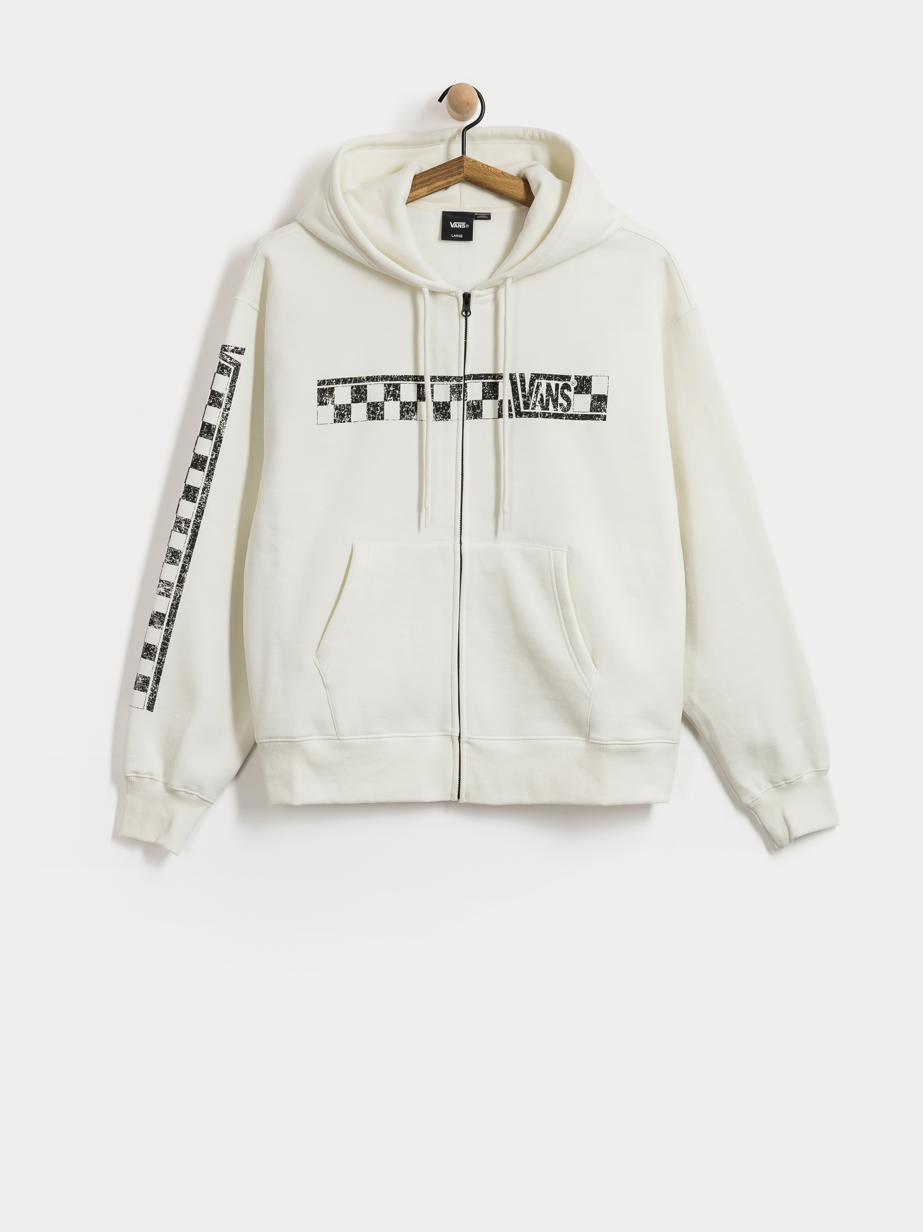 Mikina s kapucí Vans Racing ZHD (marshmallow)