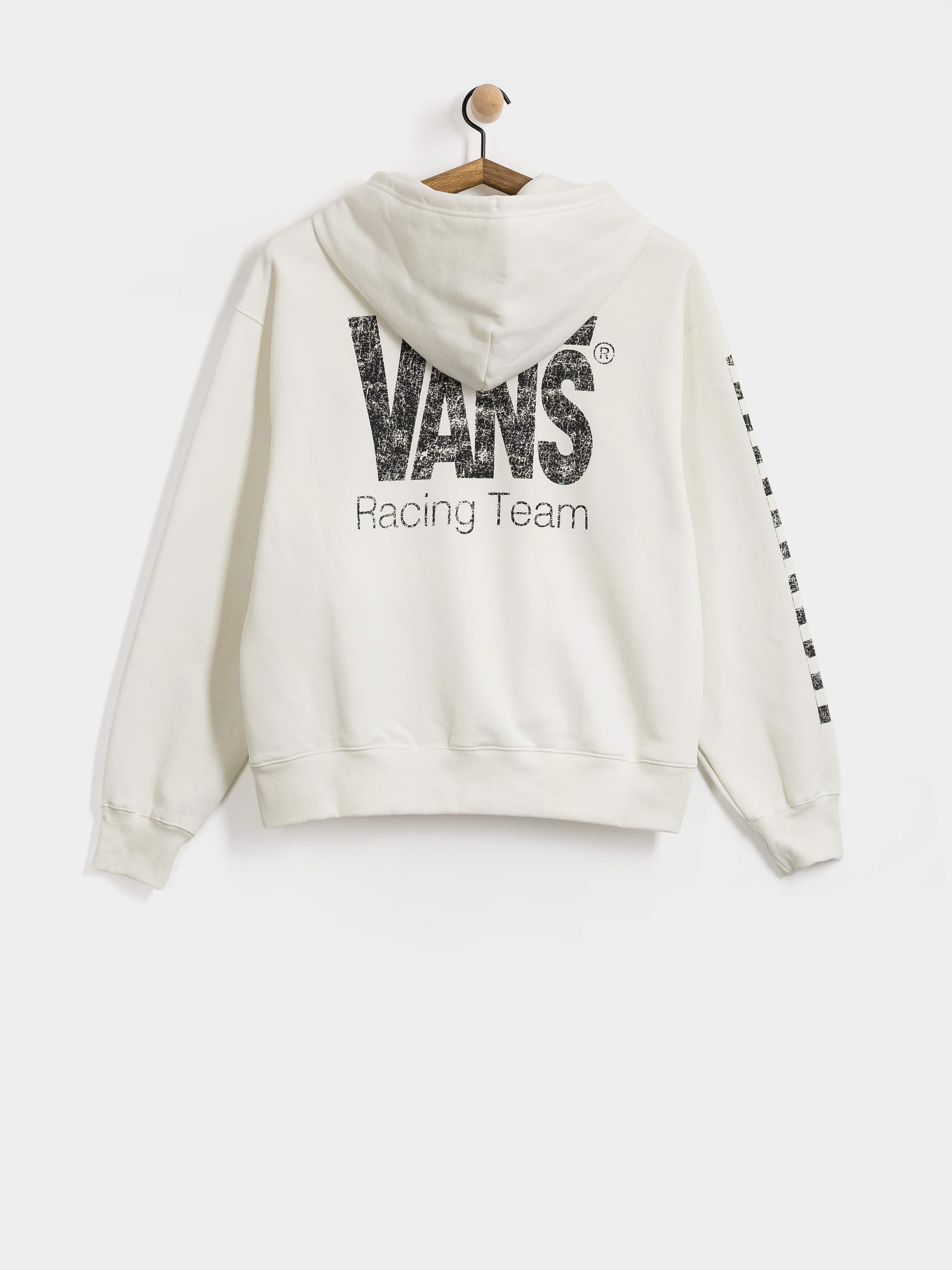 Mikina s kapucí Vans Racing ZHD (marshmallow)