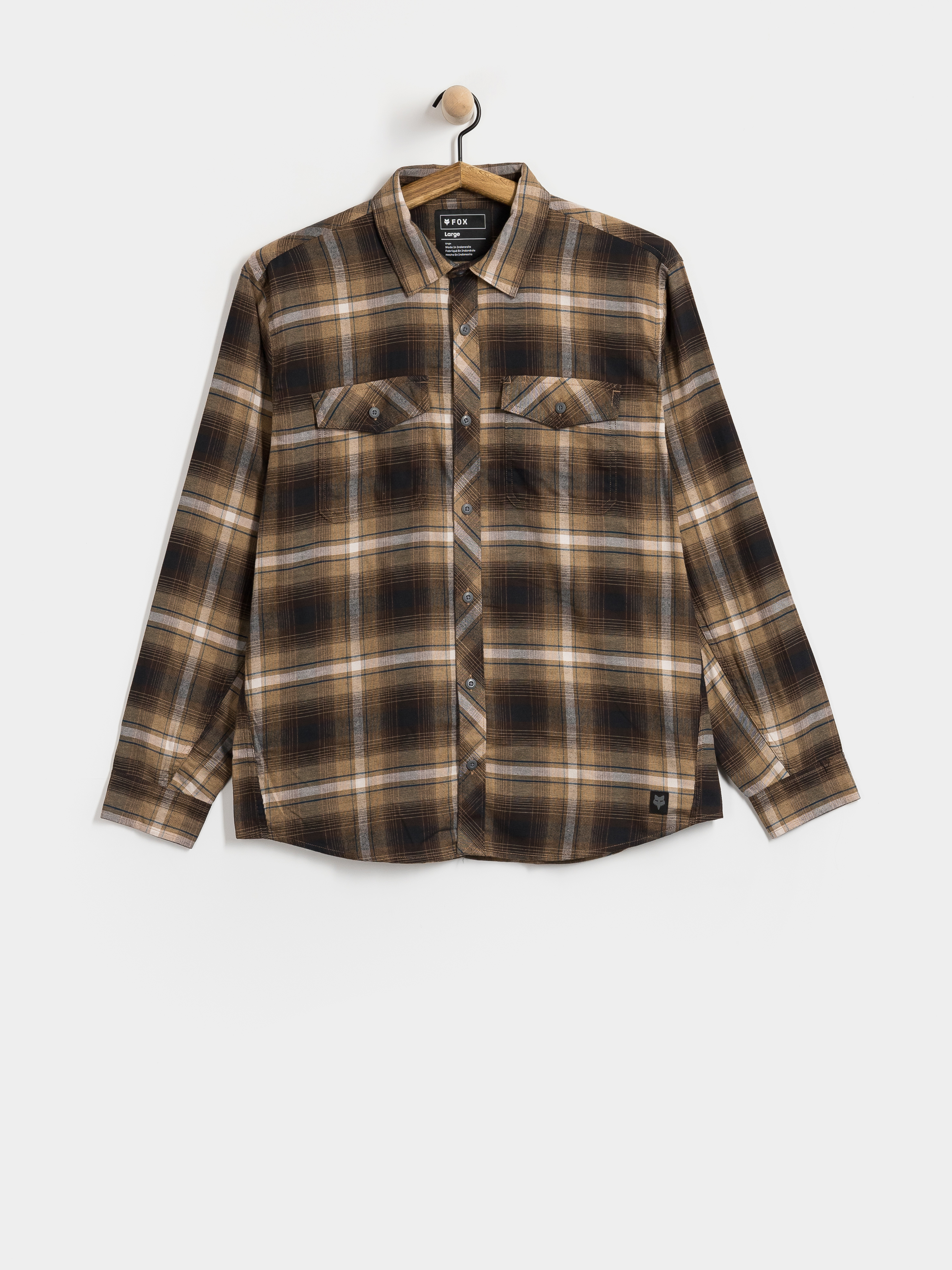 Kou0161ile Fox Survivalist Stretch Flannel (brown sugar)