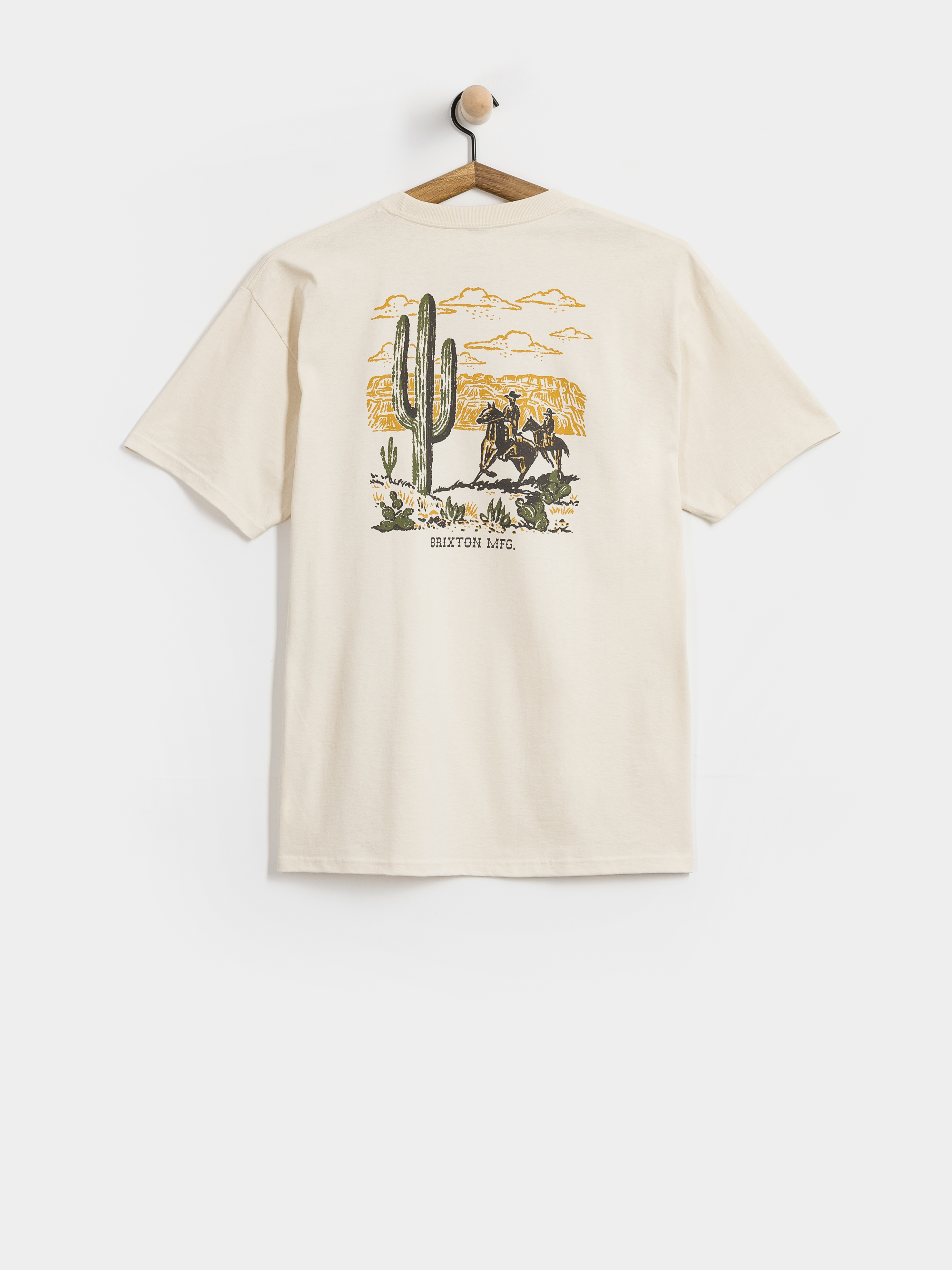 Tričko Brixton Keslo Stnd (cream)