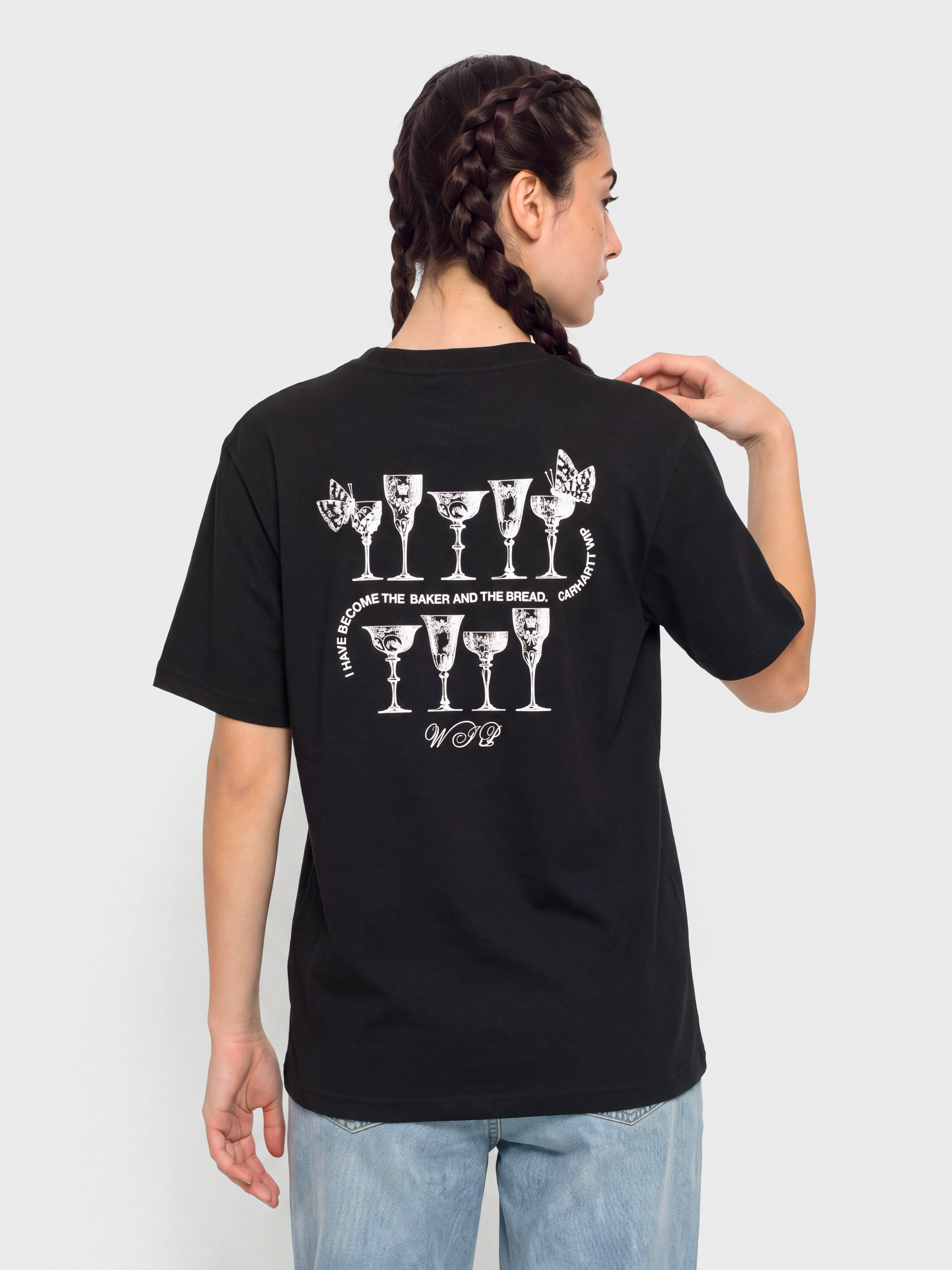 Tričko Carhartt WIP Silver Cups Wmn (black)