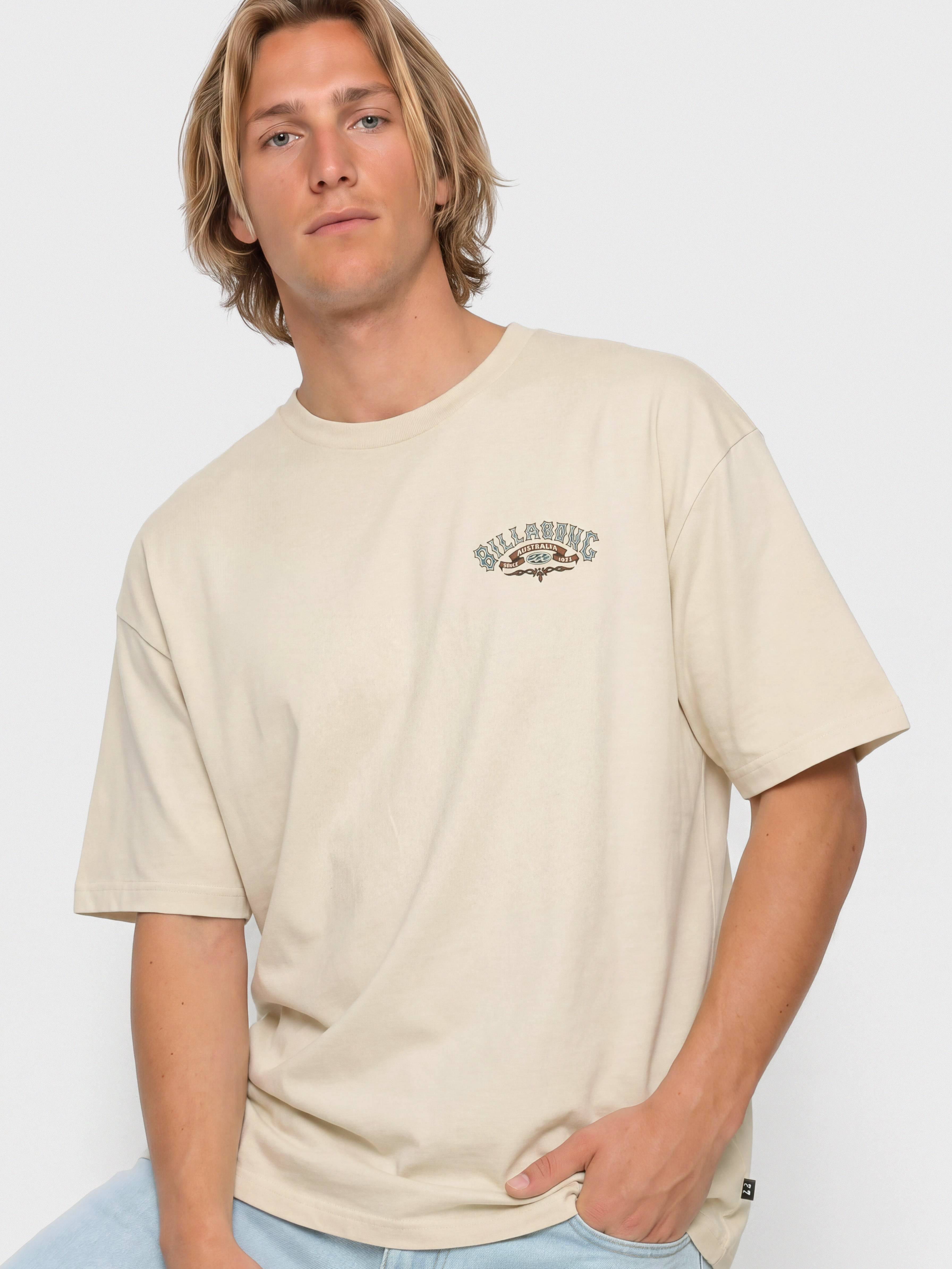 Tričko Billabong Heritage Og (oatmeal)