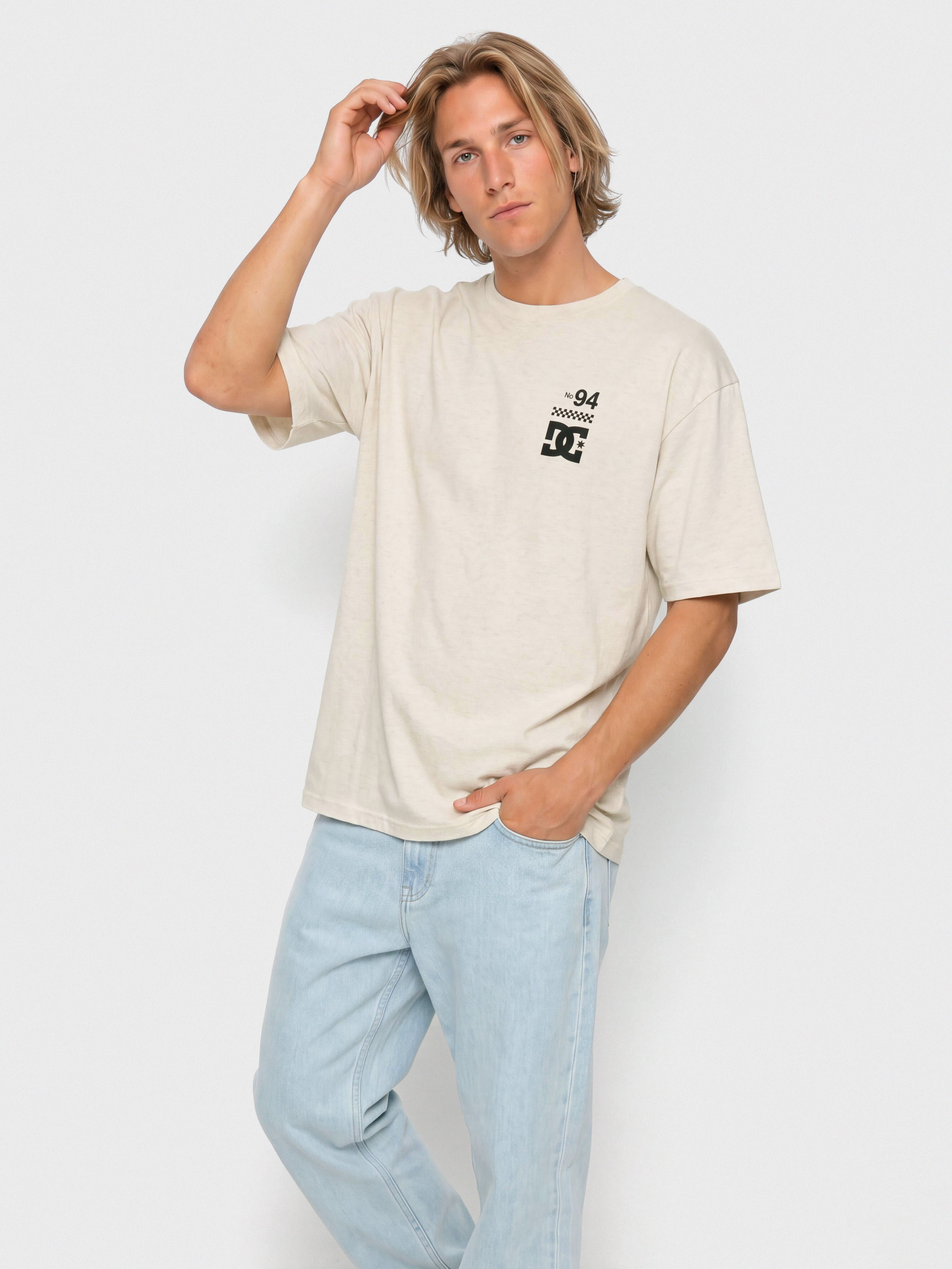 Tričko DC Chopper Hss (oatmeal heather)