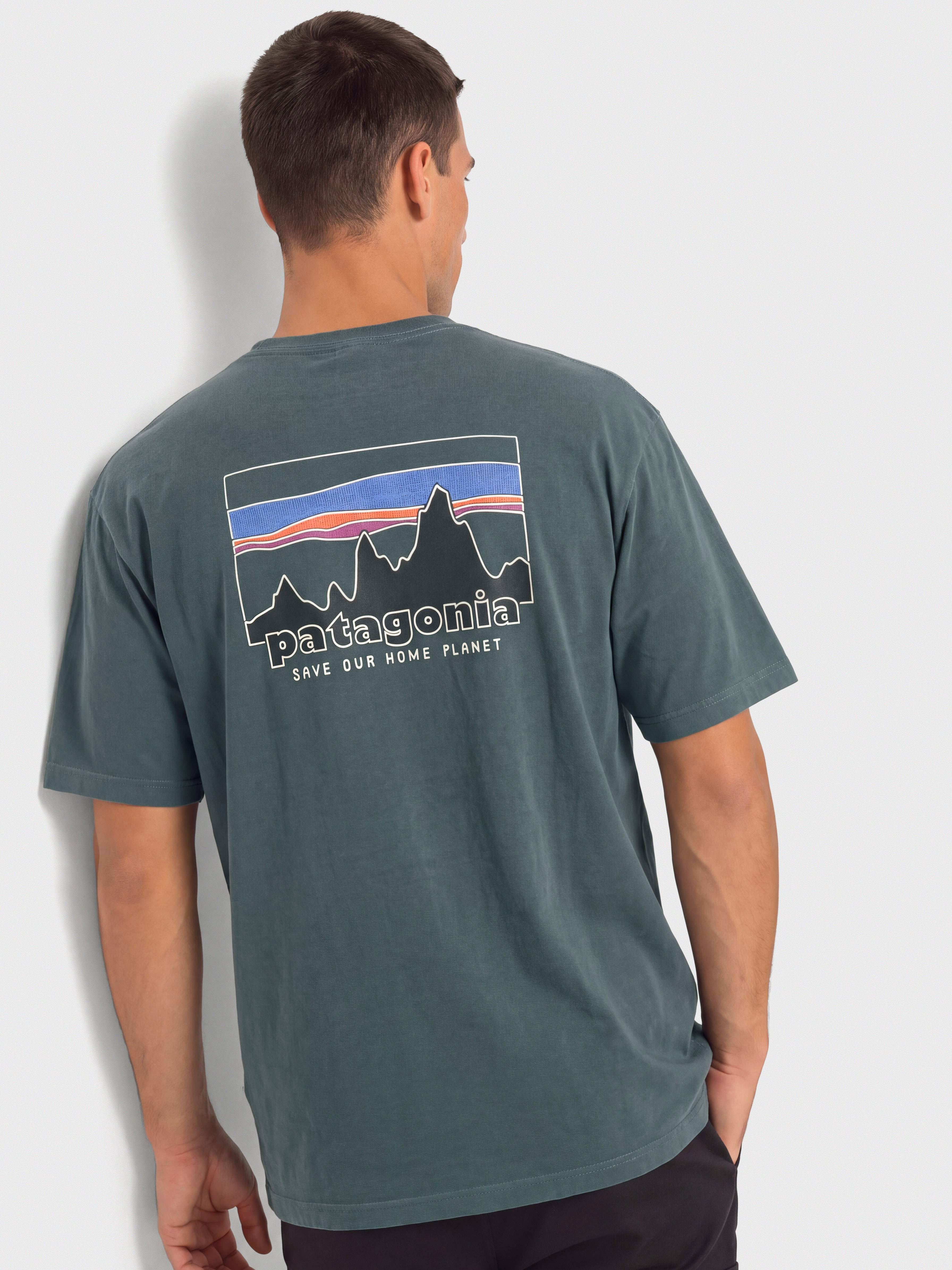 Tričko Patagonia 73 Skyline (summit blue)