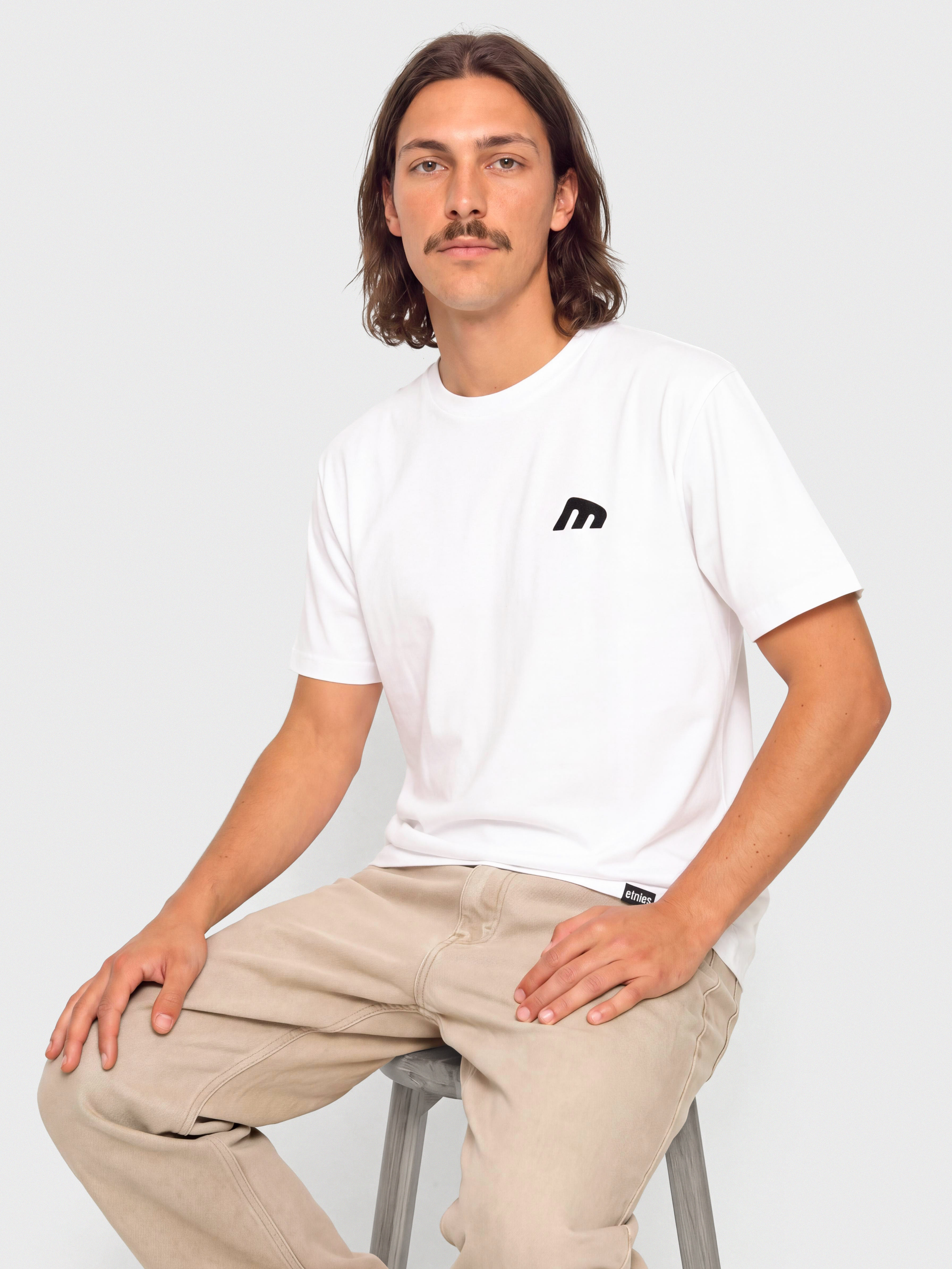 Tričko Etnies Team Embroidery (white/black)