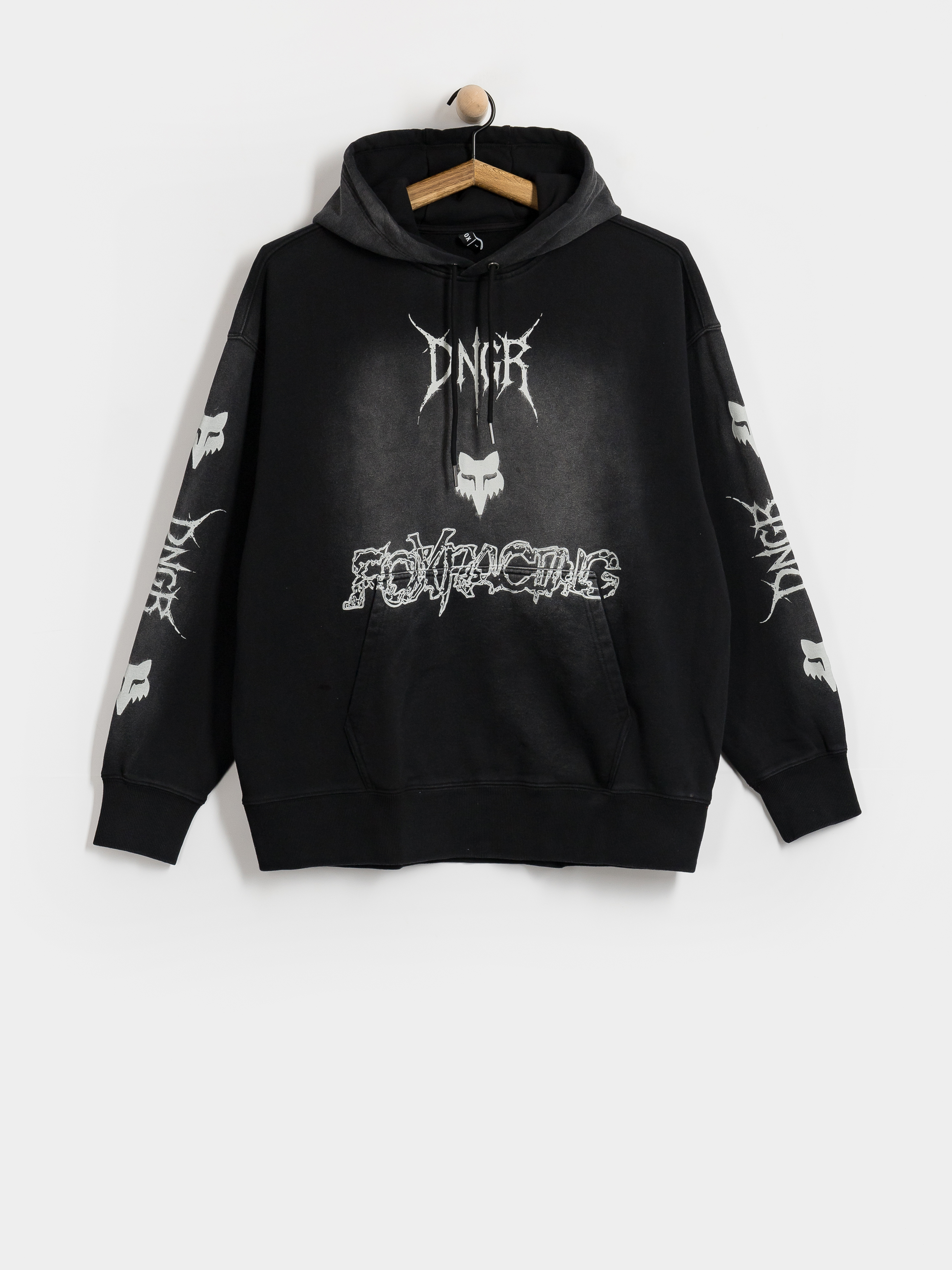 Mikina s kapucí Fox Dngr Heavyweight HD (black)
