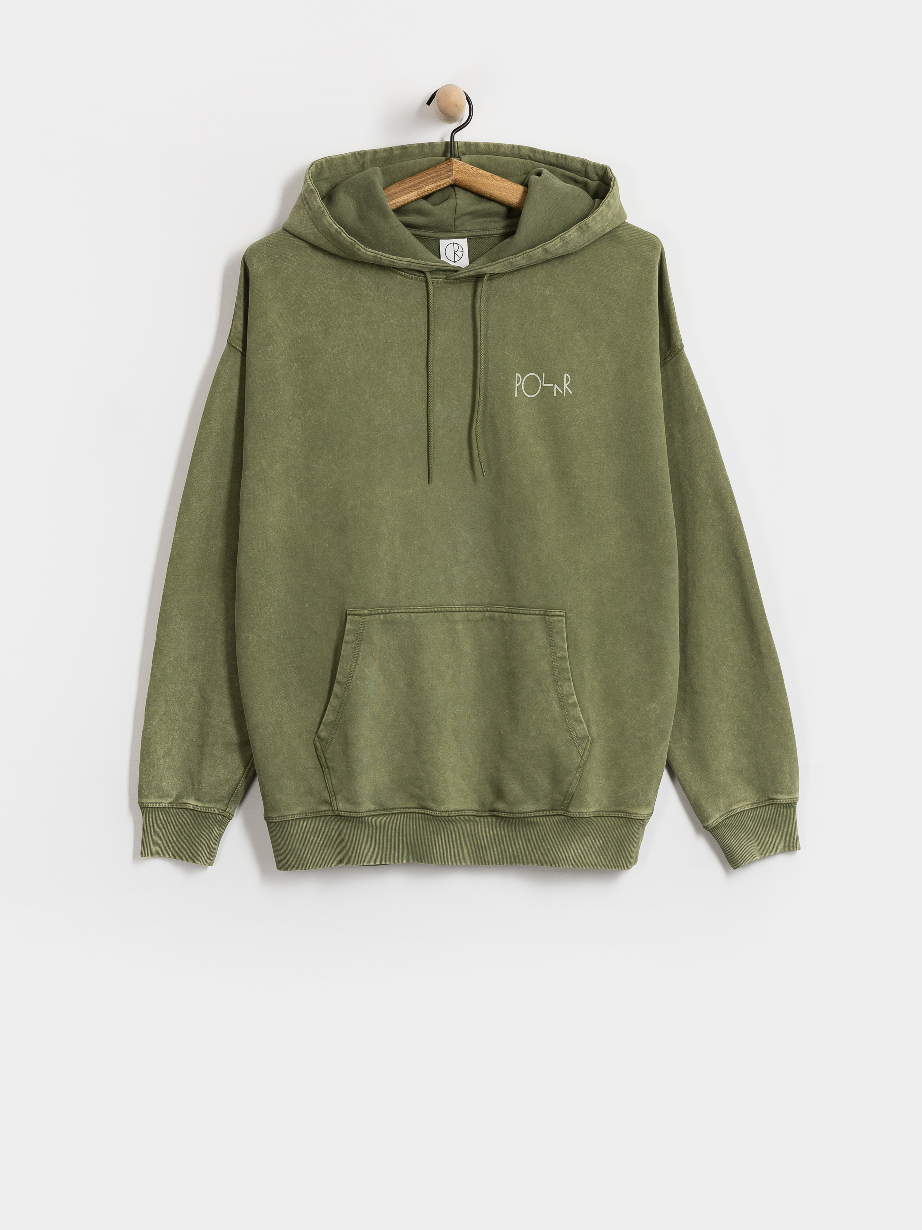 Mikina s kapucí Polar Skate Fade Frank HD (army green)