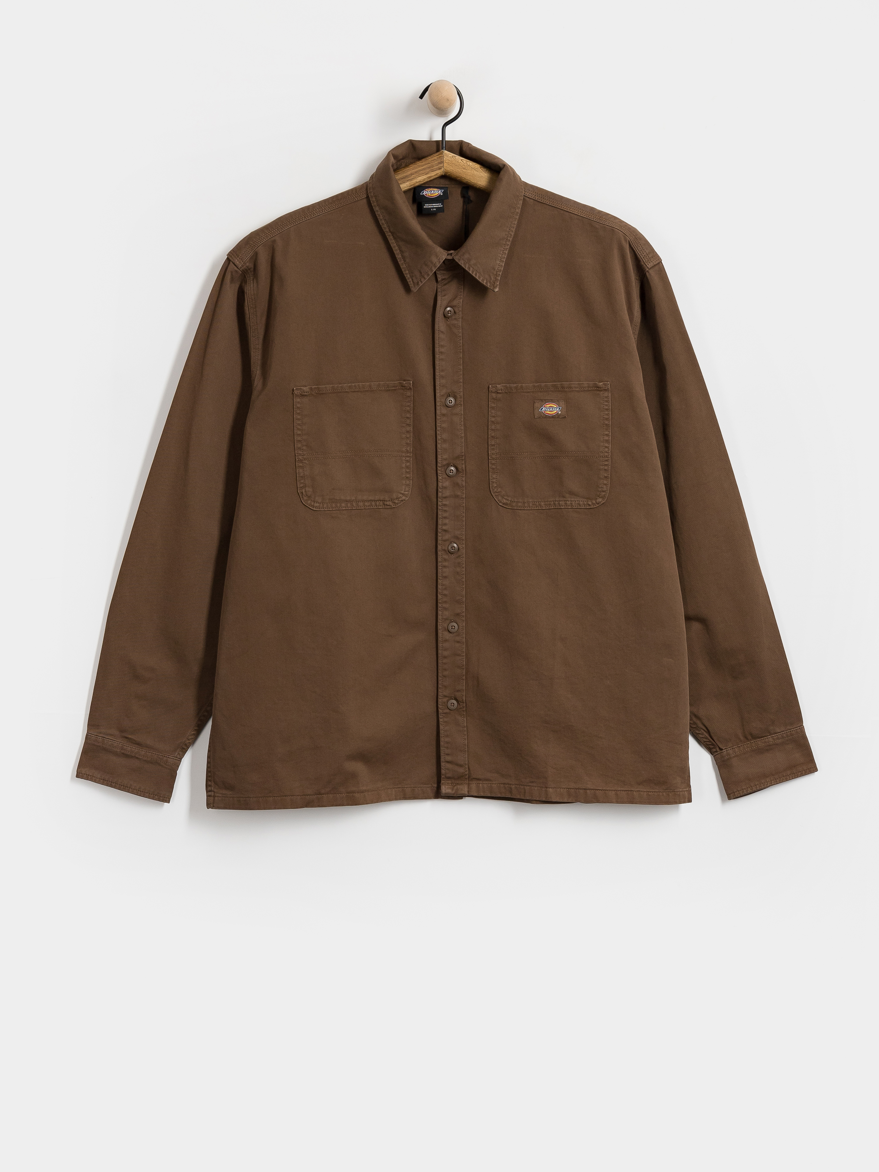 Košile Dickies 247 Garment Dyed Work (timber brown)