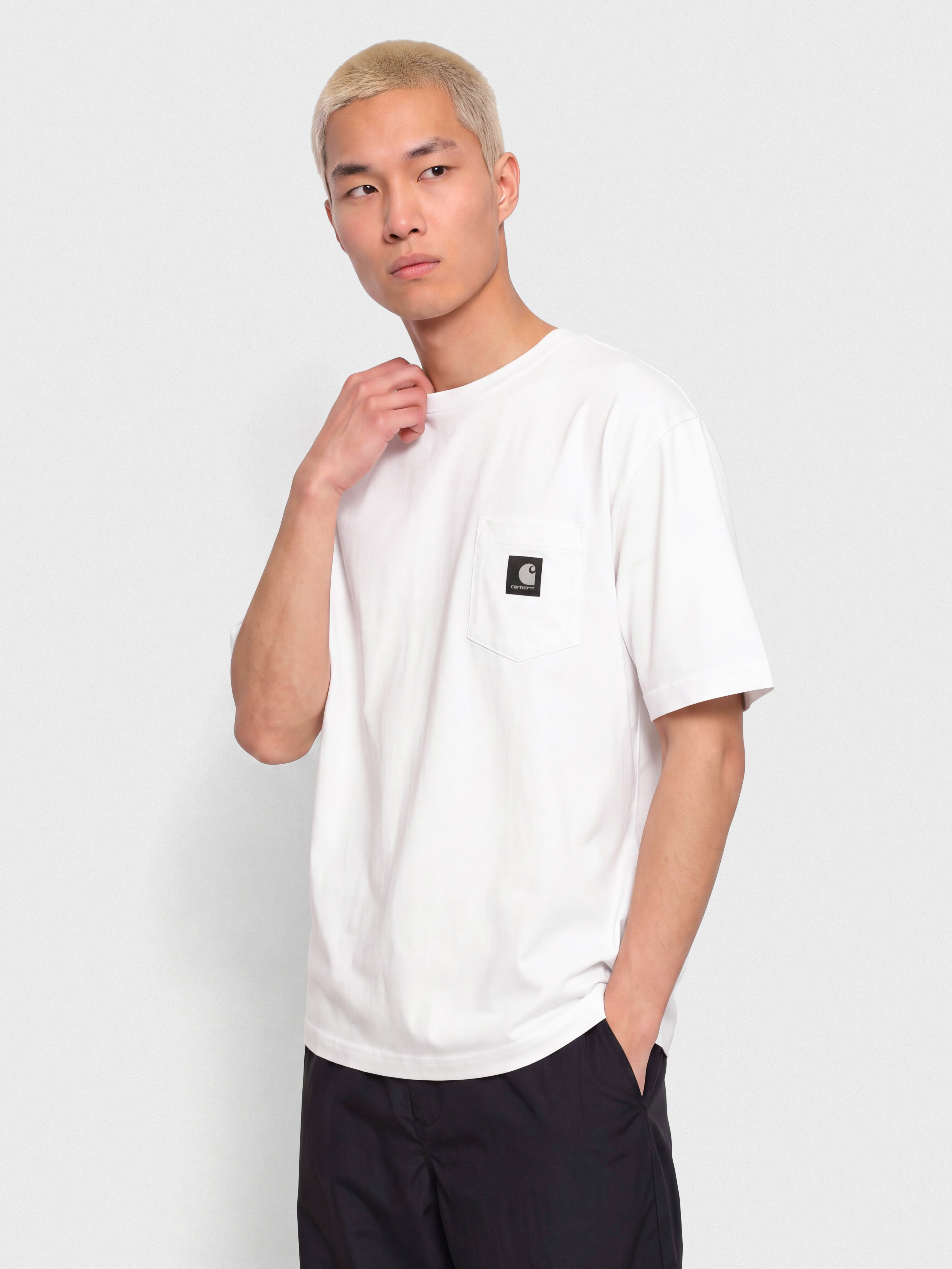 Tričko Carhartt WIP OG Loose Pocket (white)