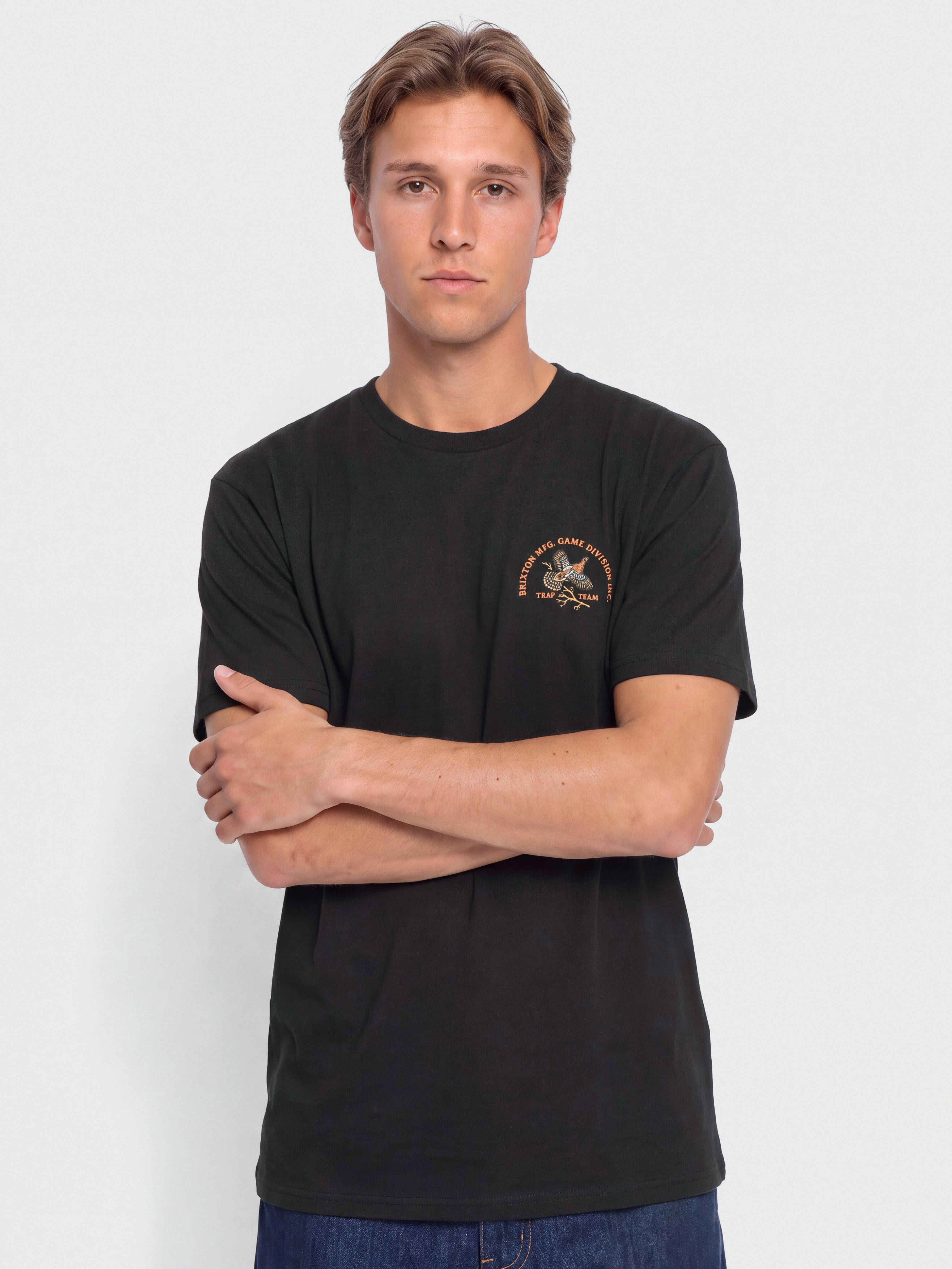 Tričko Brixton Game S/S Tlrt (black)