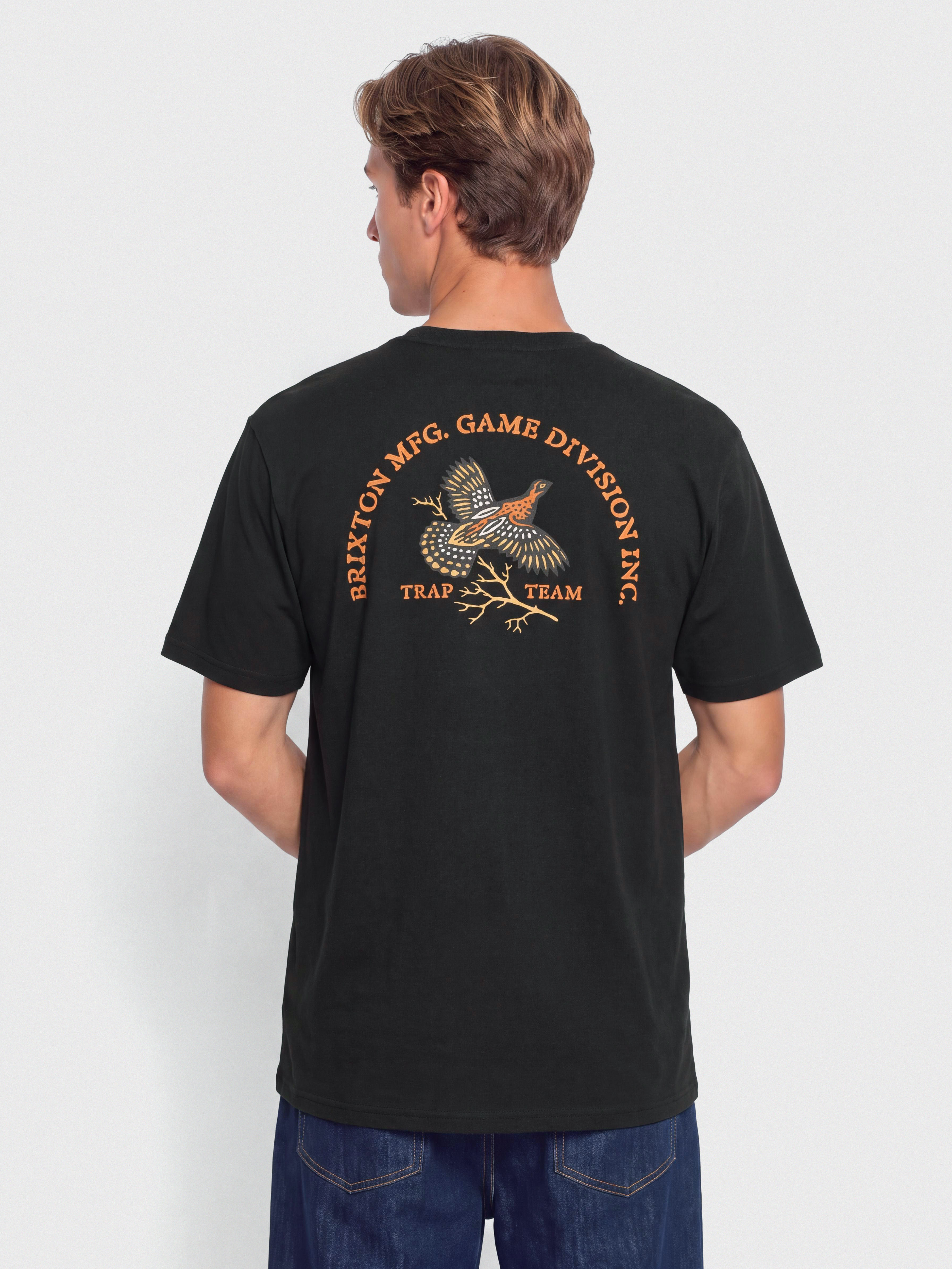 Tričko Brixton Game S/S Tlrt (black)