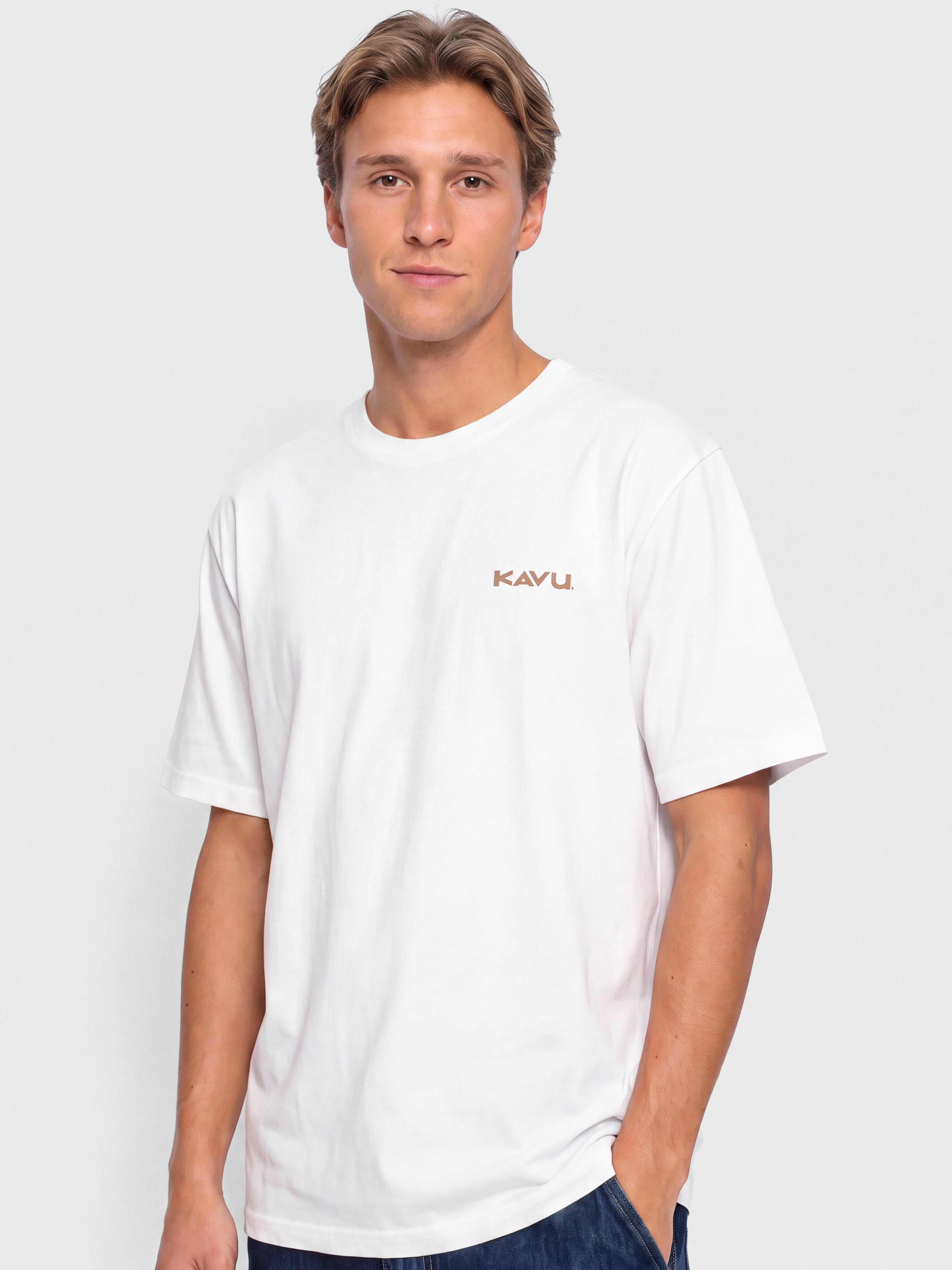 Tričko Kavu Landscape (off white)