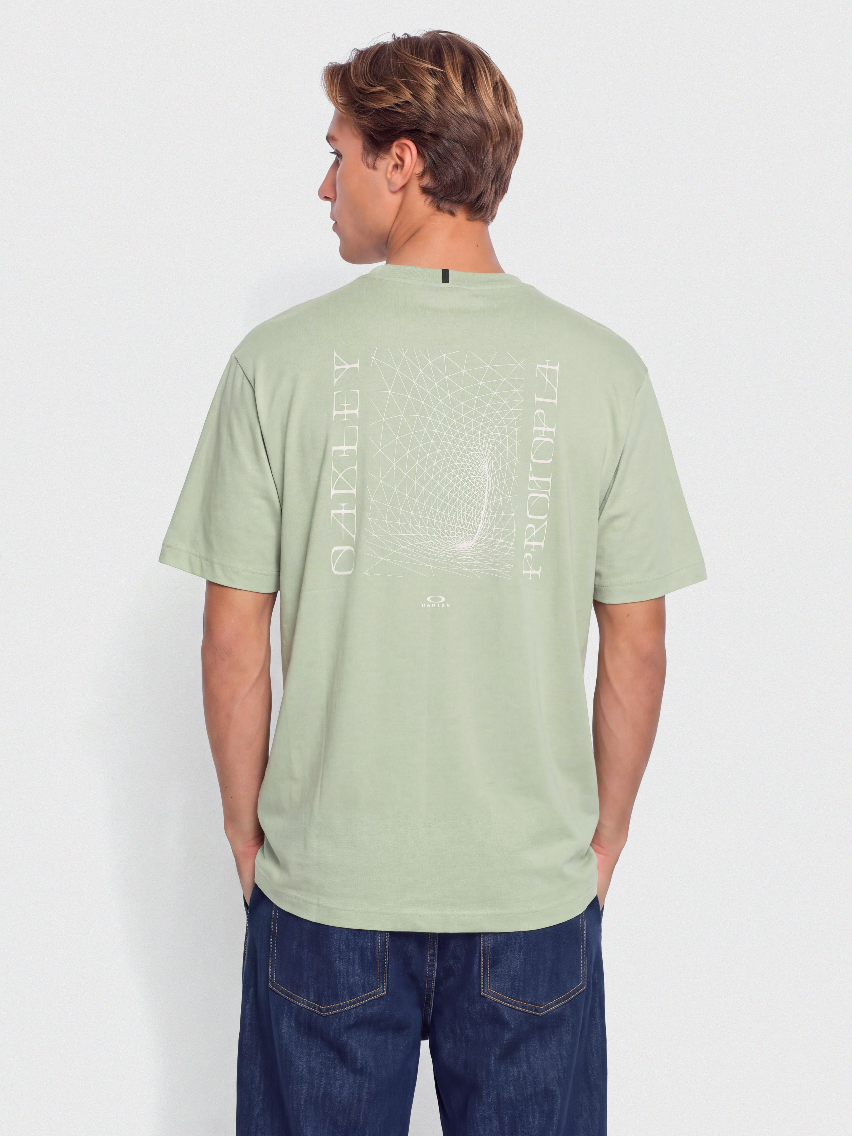 Tričko Oakley Reserve Momento Protopia (faded green)