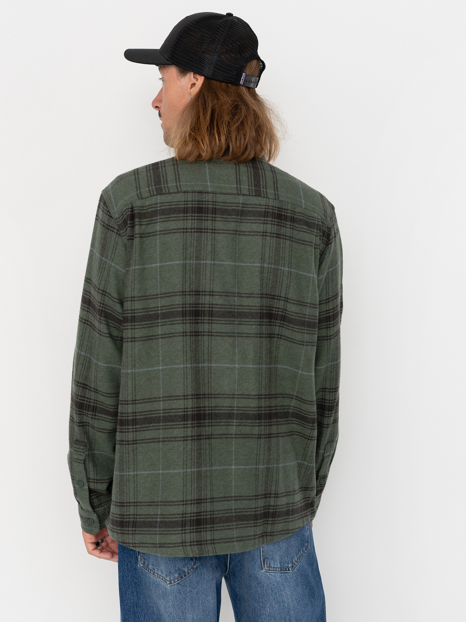 Košile Patagonia Fjord Flannel (dissolve treeline green)
