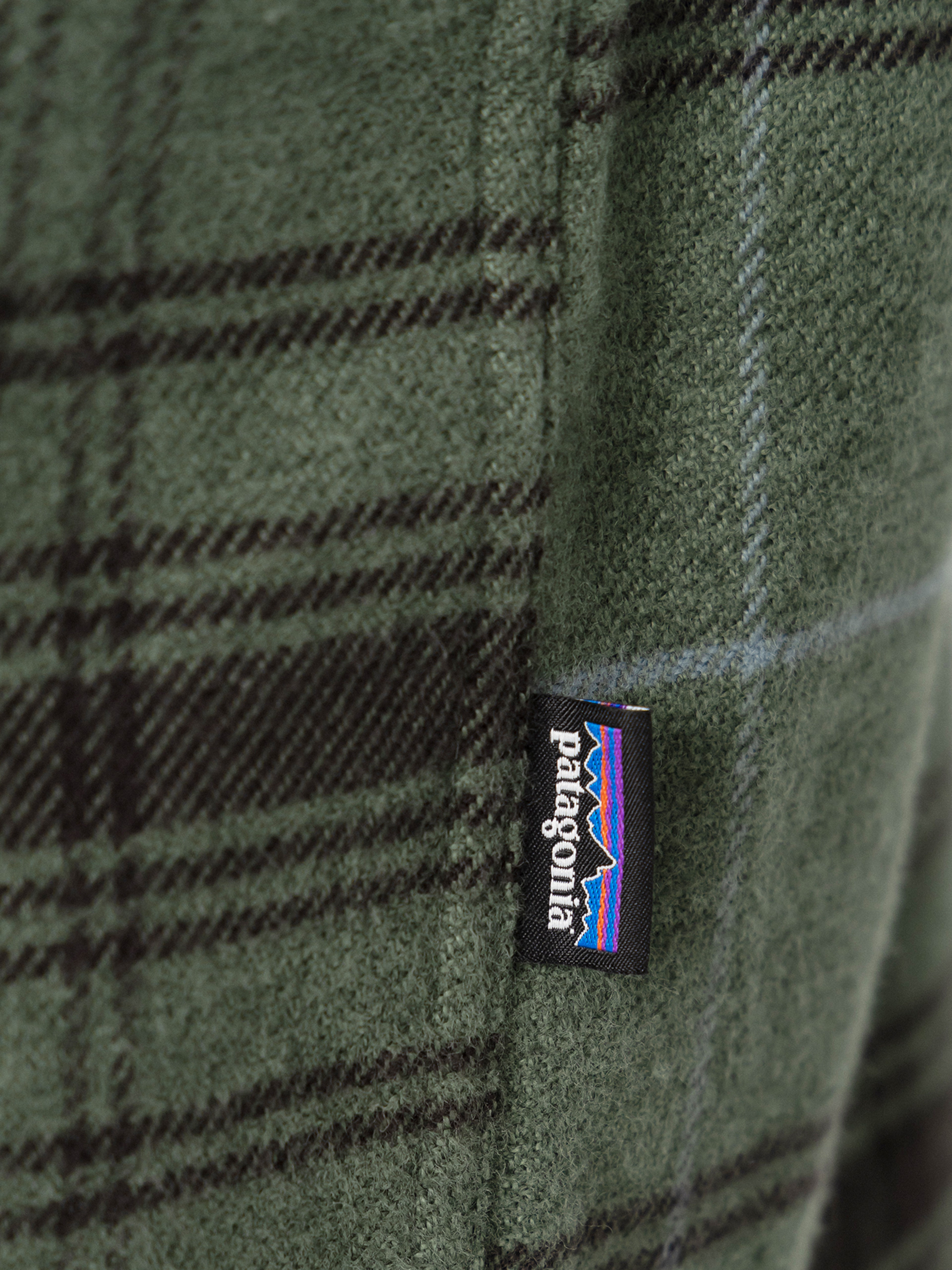 Košile Patagonia Fjord Flannel (dissolve treeline green)