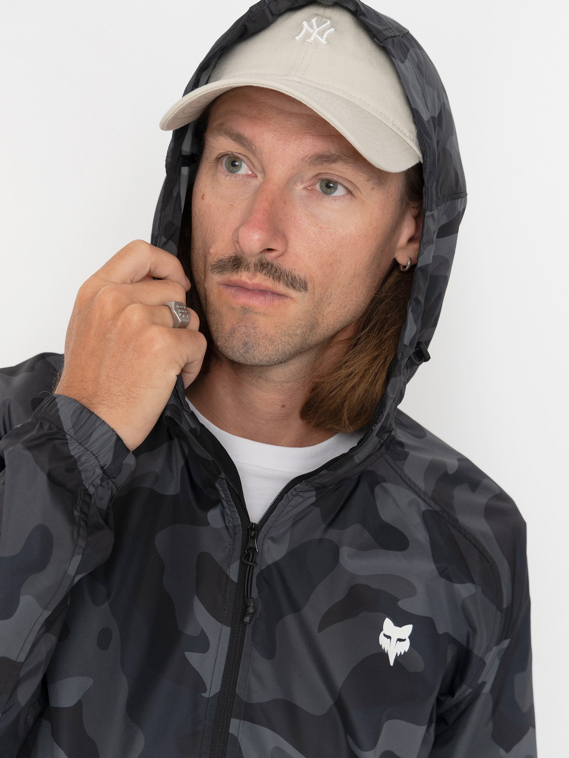 Bunda Fox Fox Head Camo Windbreaker (black camo)