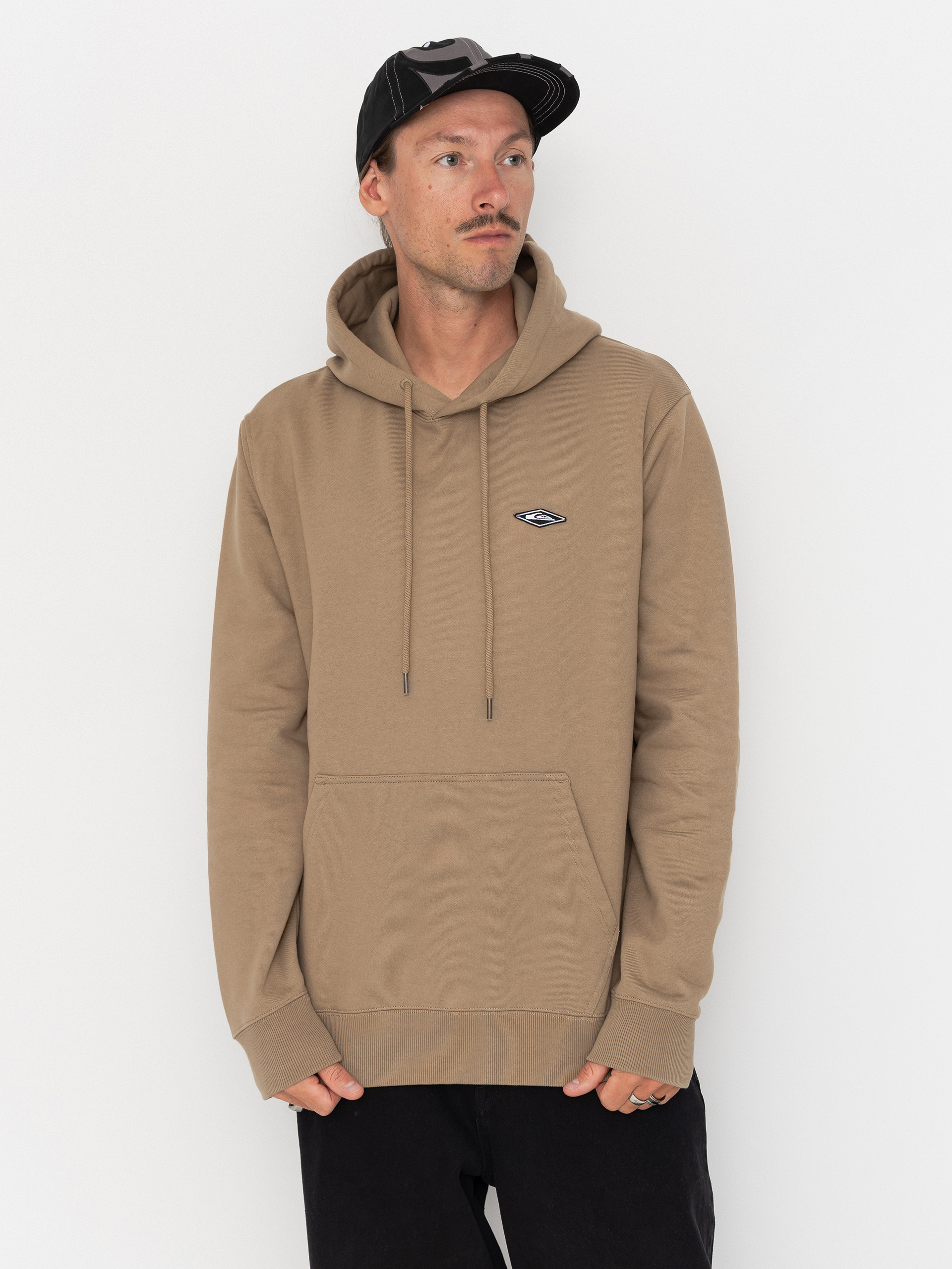 Mikina s kapucí Quiksilver Diamond HD (elmwood)