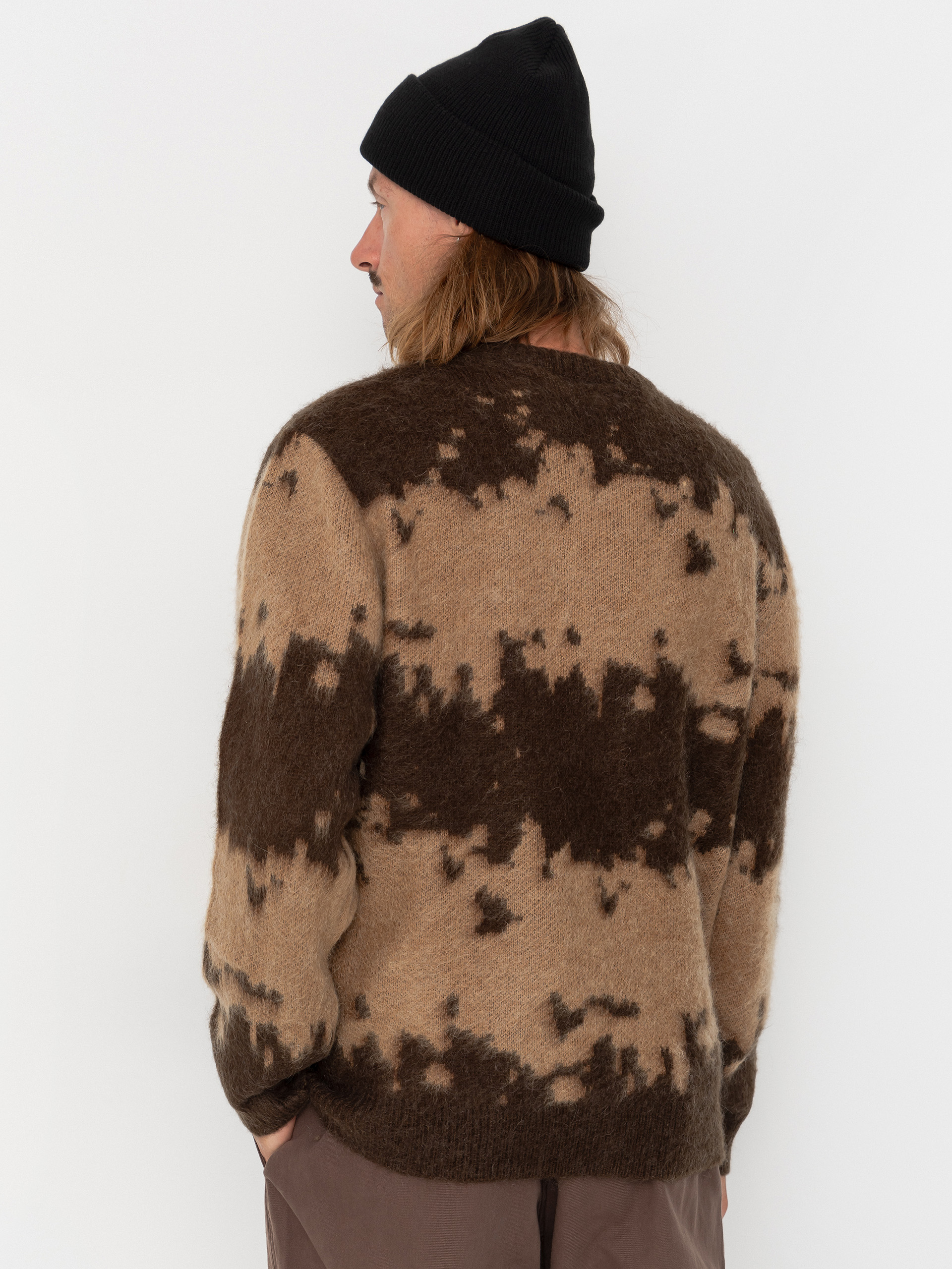 Svetr Gramicci Mohair Splatter (taupe splatter)