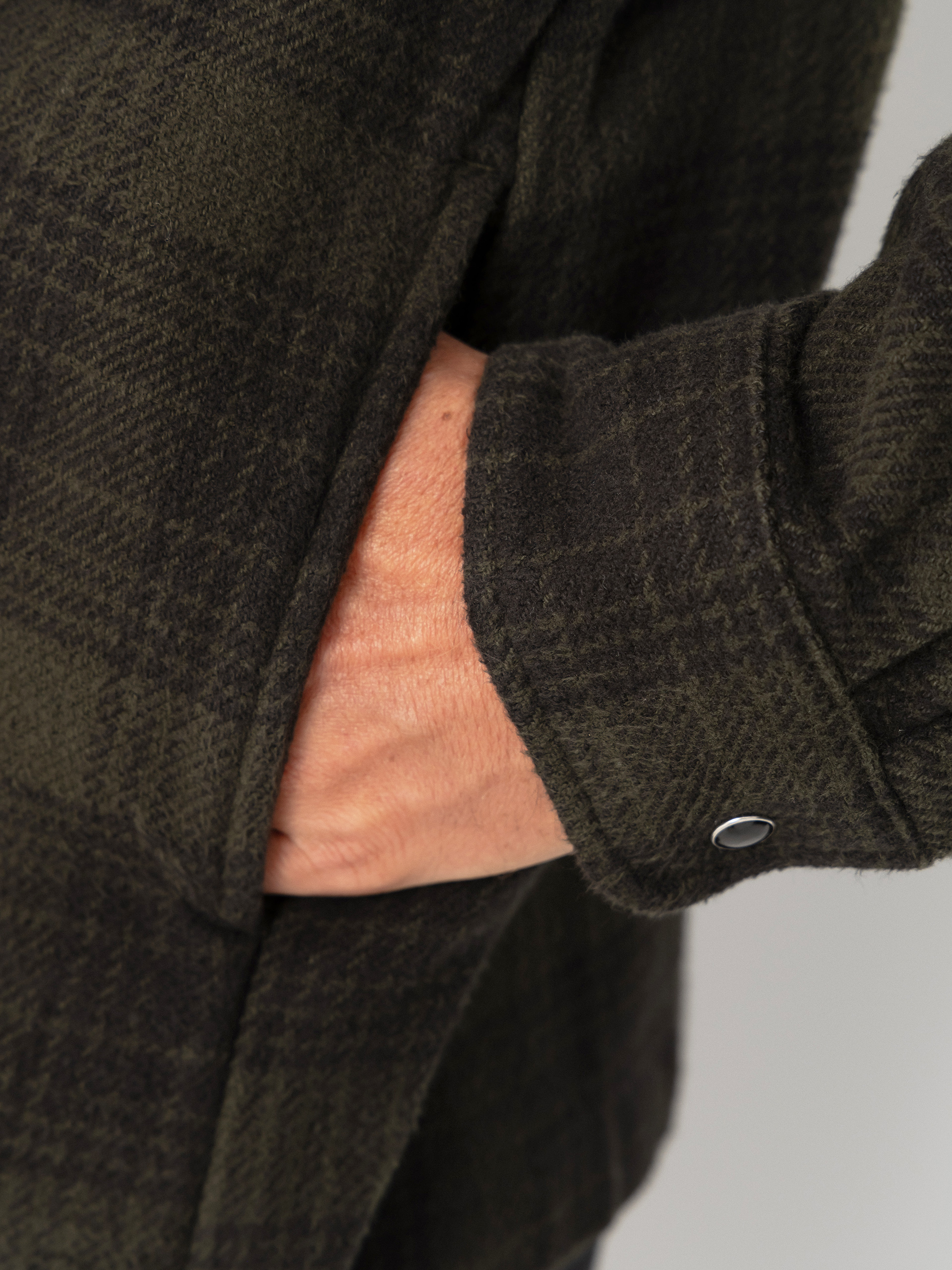 Bunda OBEY Willie Zip Shirt (rosin multi)