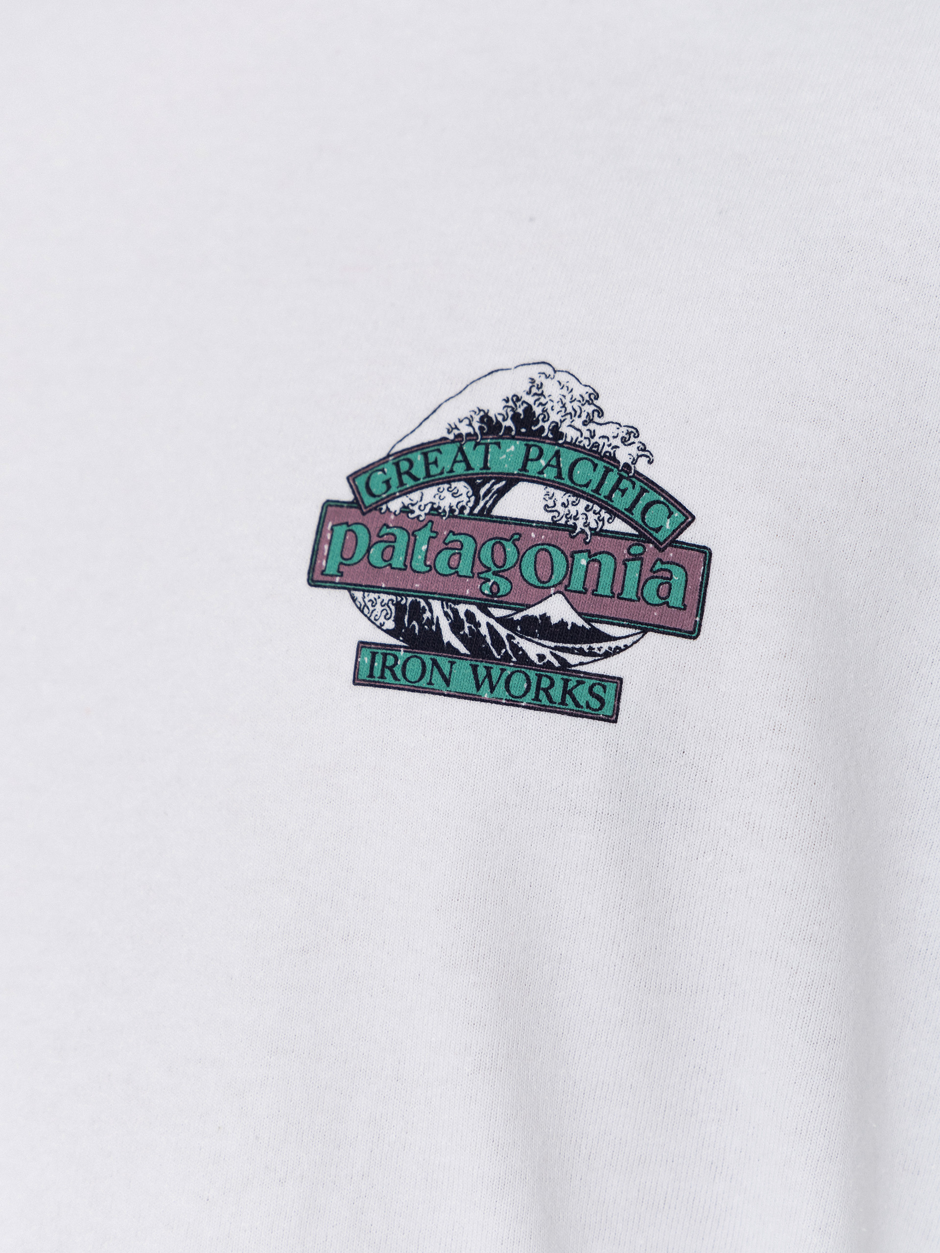 Triko Patagonia Great Waves Responsibili (fiber white)