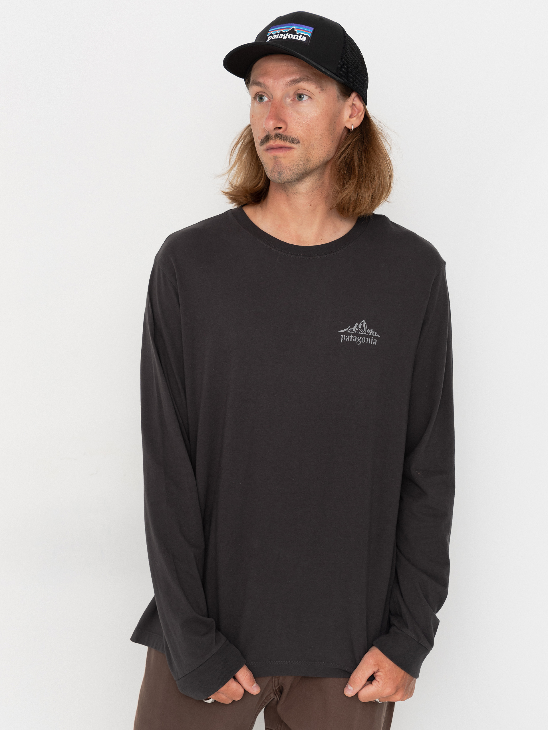 Triko Patagonia Cloud Crag (ink black)