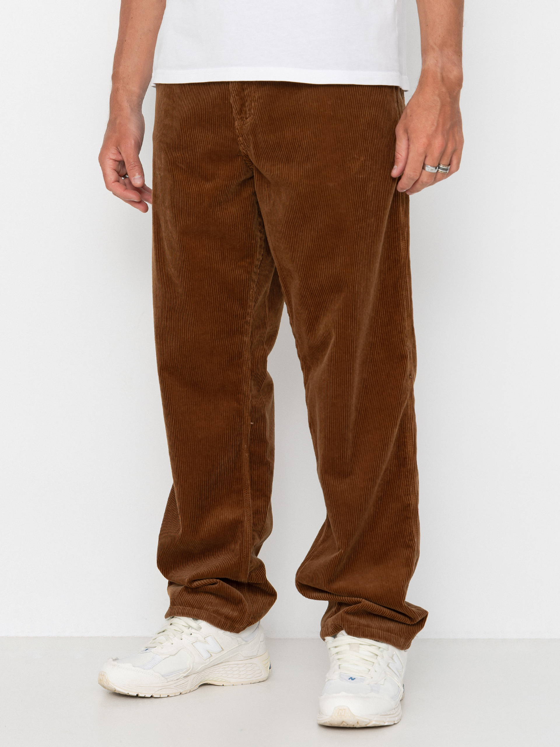 Kalhoty Carhartt WIP Simple (wip h brown/rinsed)
