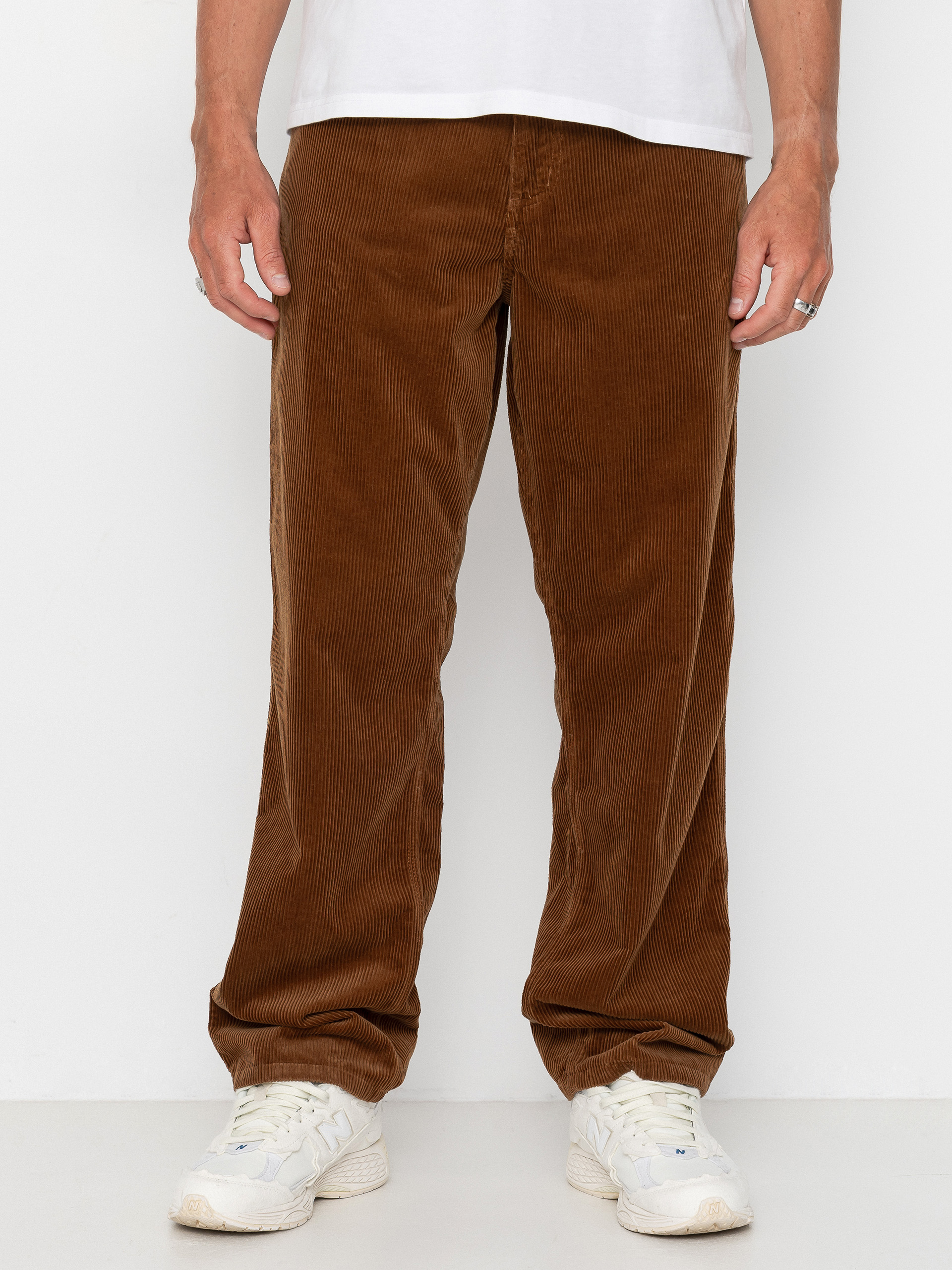 Kalhoty Carhartt WIP Simple (wip h brown/rinsed)