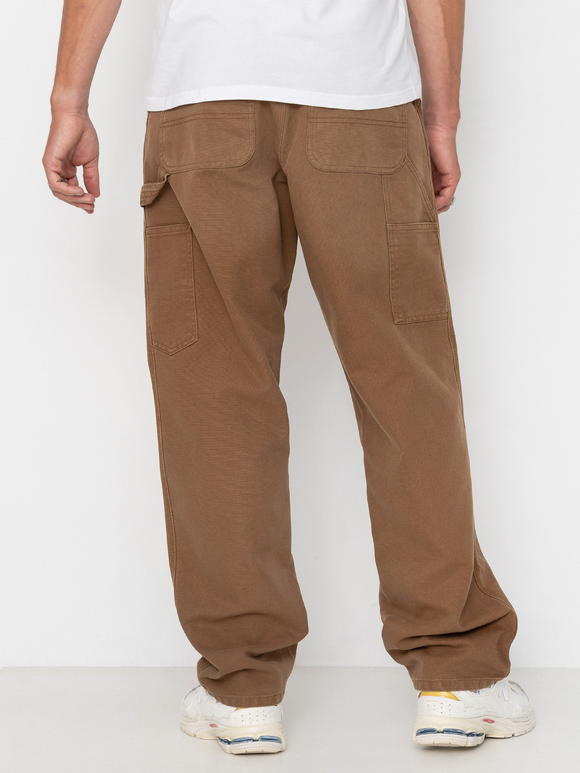 Kalhoty Carhartt WIP Single Knee (wip h brown/stone canvas)