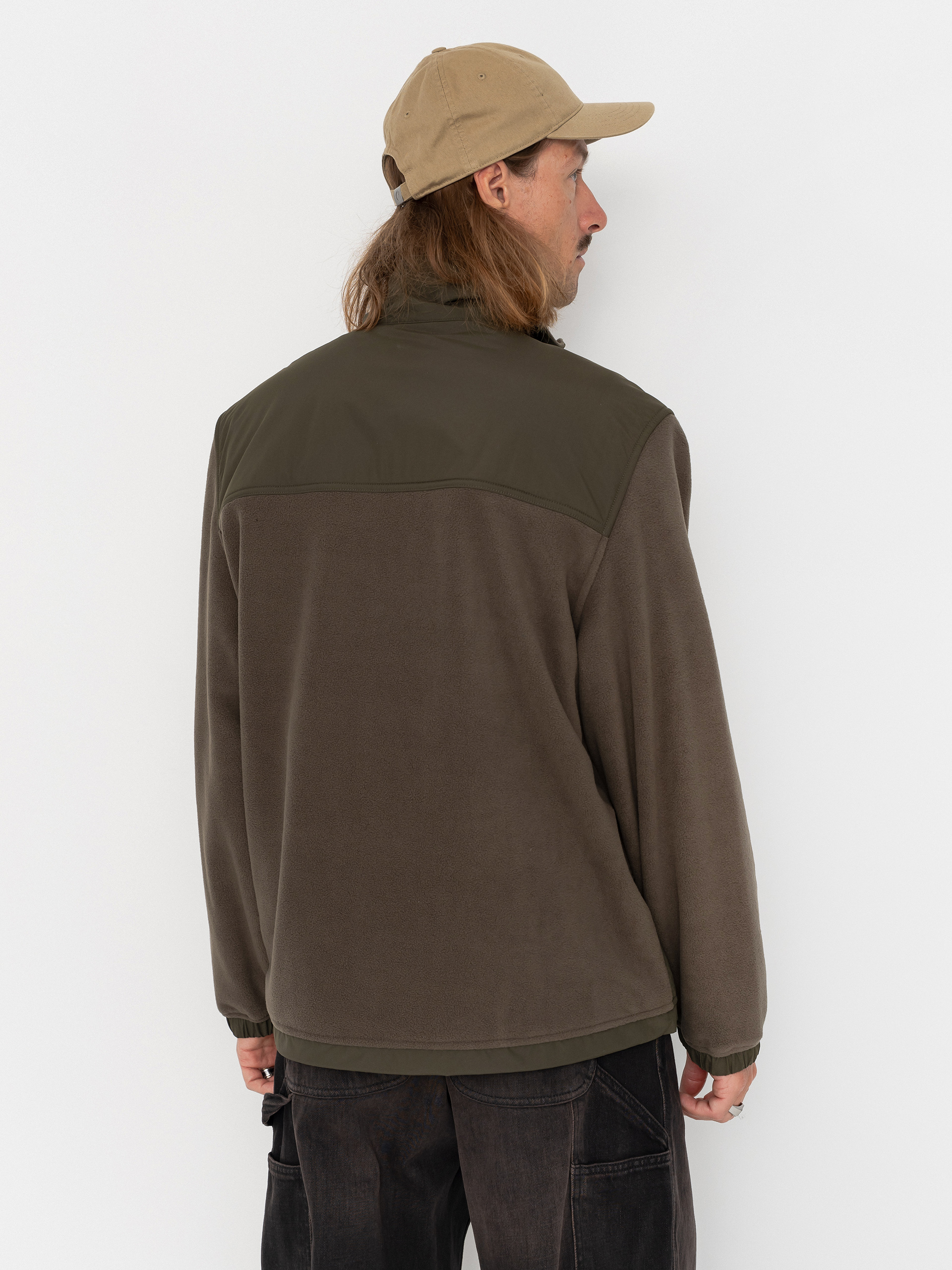 Pánský Fleecová mikina Carhartt WIP Edmore (cypress/black)