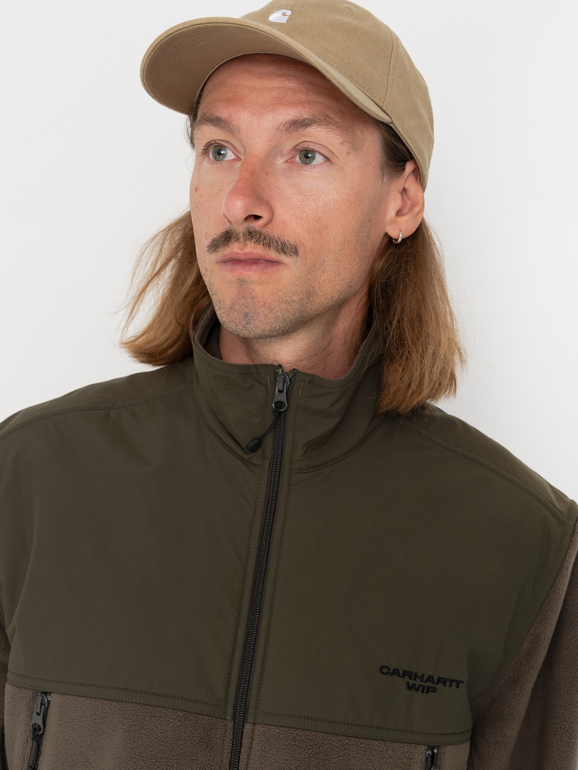 Pánský Fleecová mikina Carhartt WIP Edmore (cypress/black)