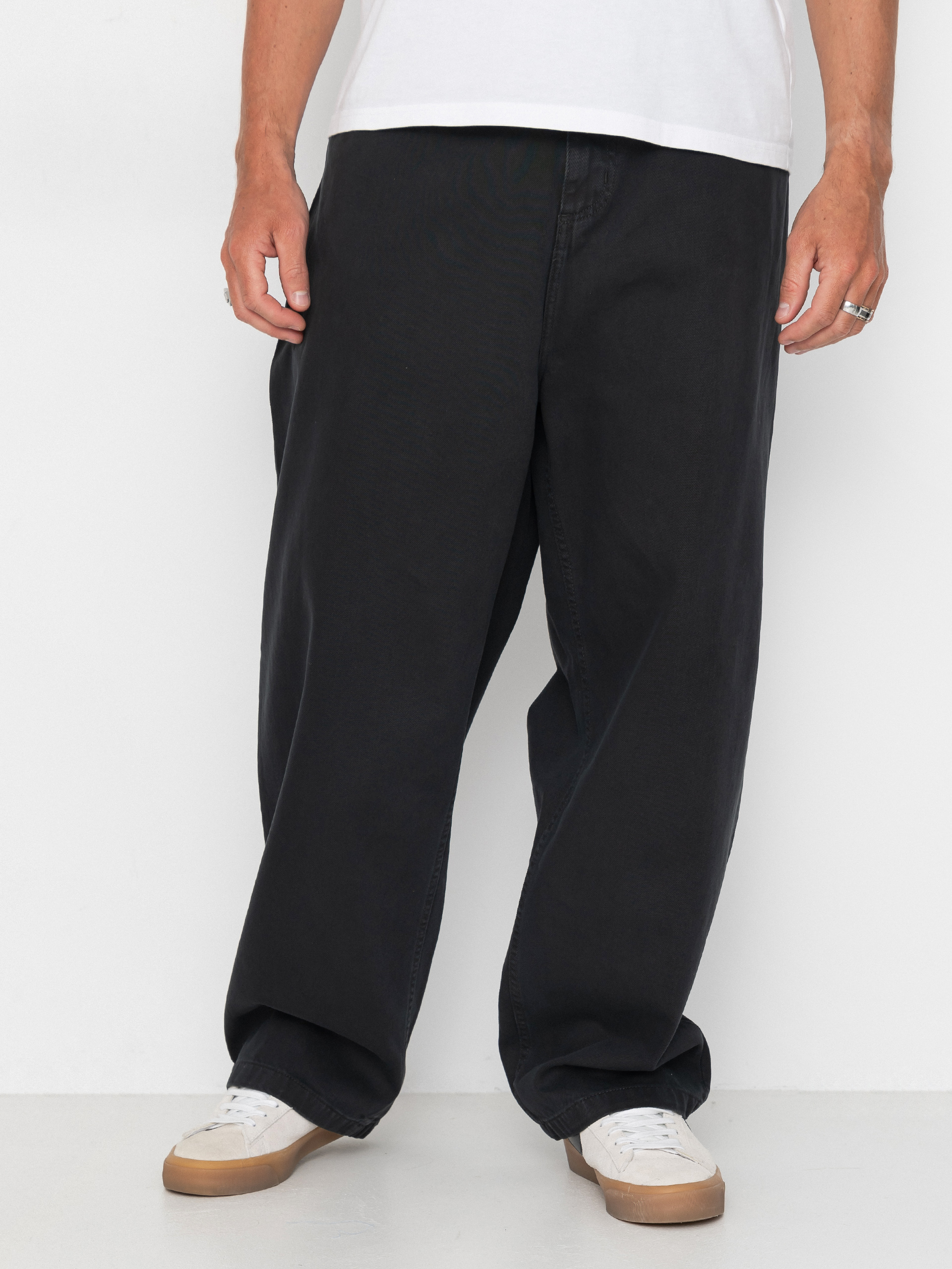Kalhoty Carhartt WIP Brandon (raven/stone dyed)