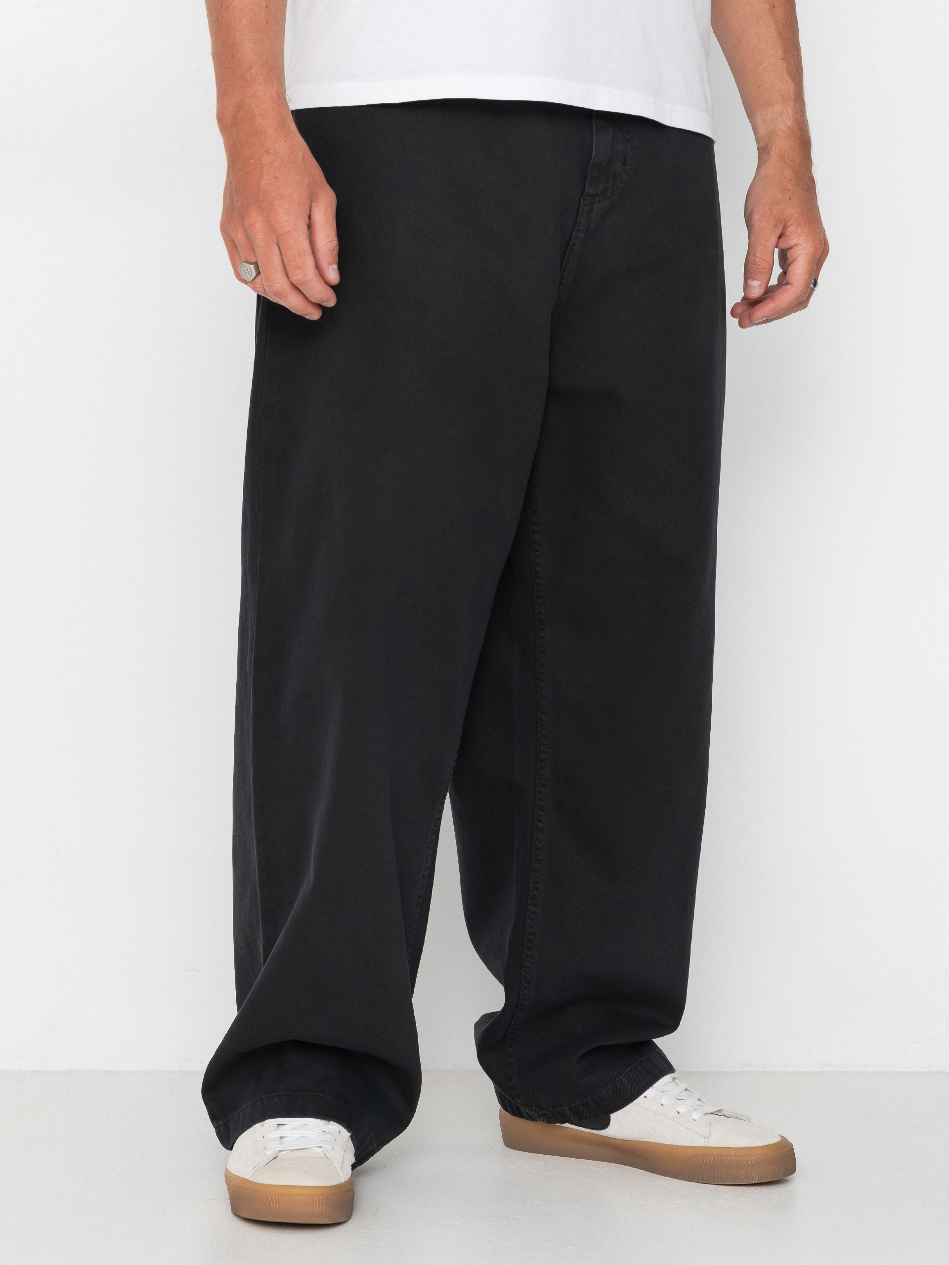 Kalhoty Carhartt WIP Brandon (raven/stone dyed)