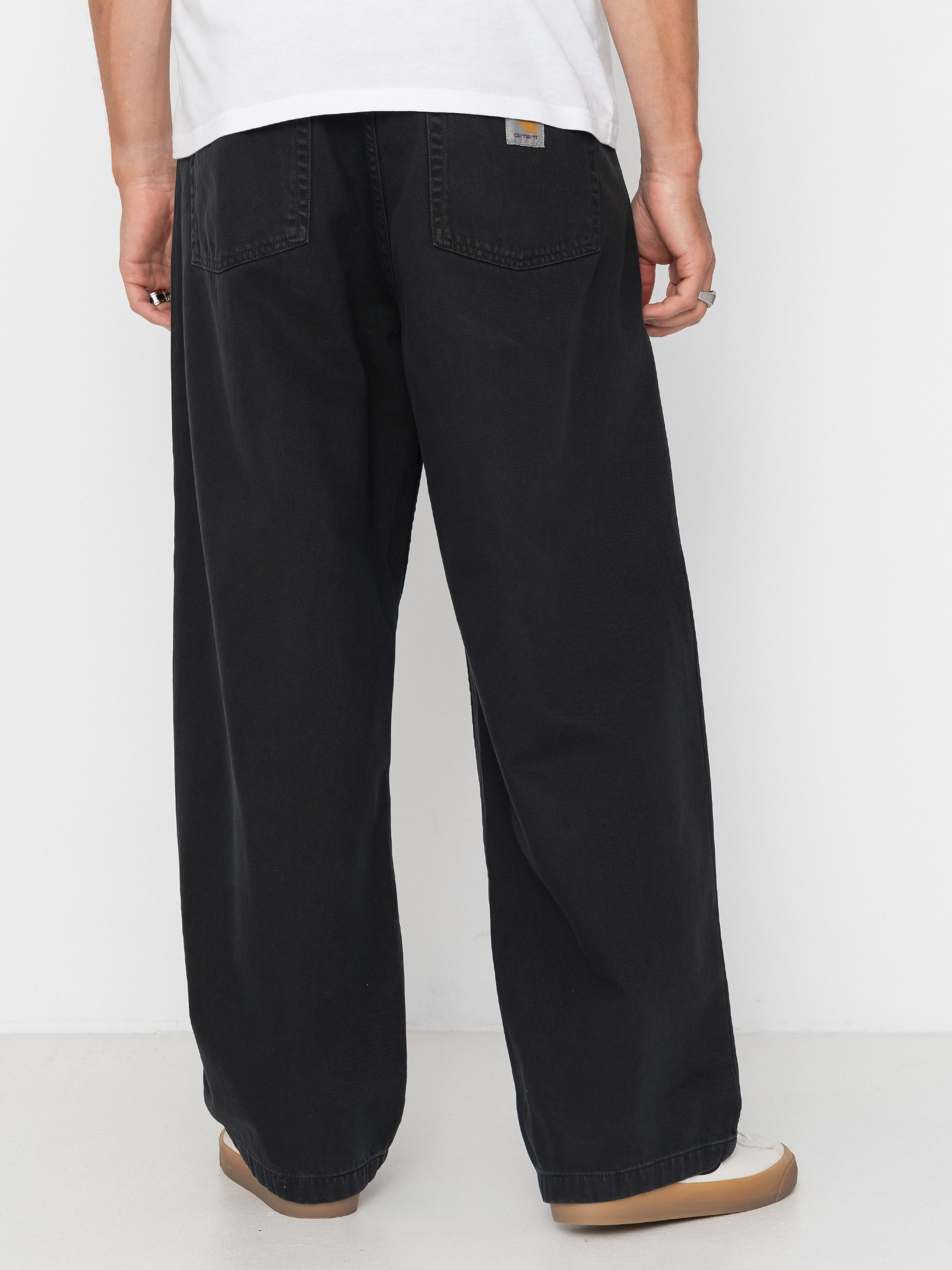 Kalhoty Carhartt WIP Brandon (raven/stone dyed)