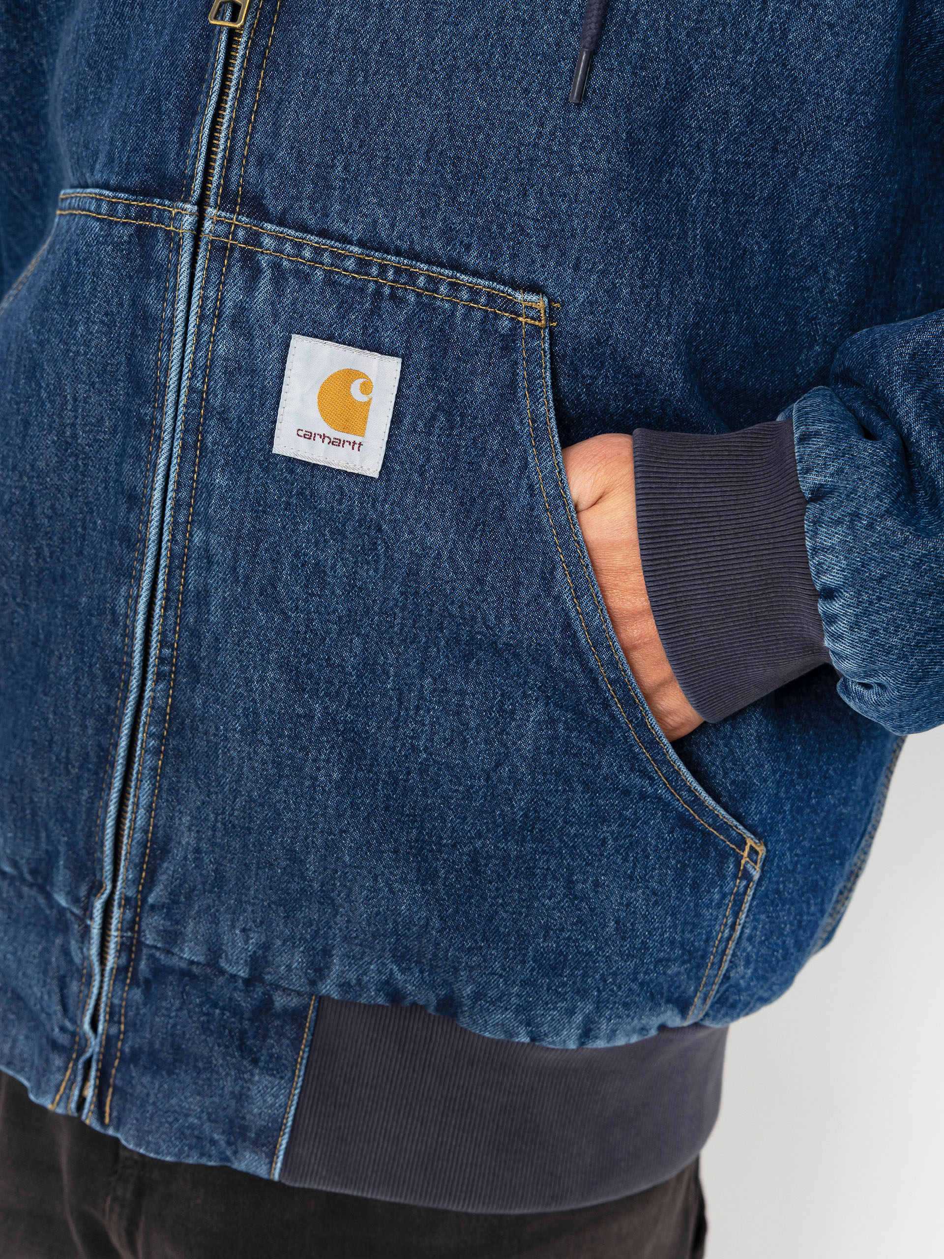 Bunda Carhartt WIP OG Active (blue/stone washed)